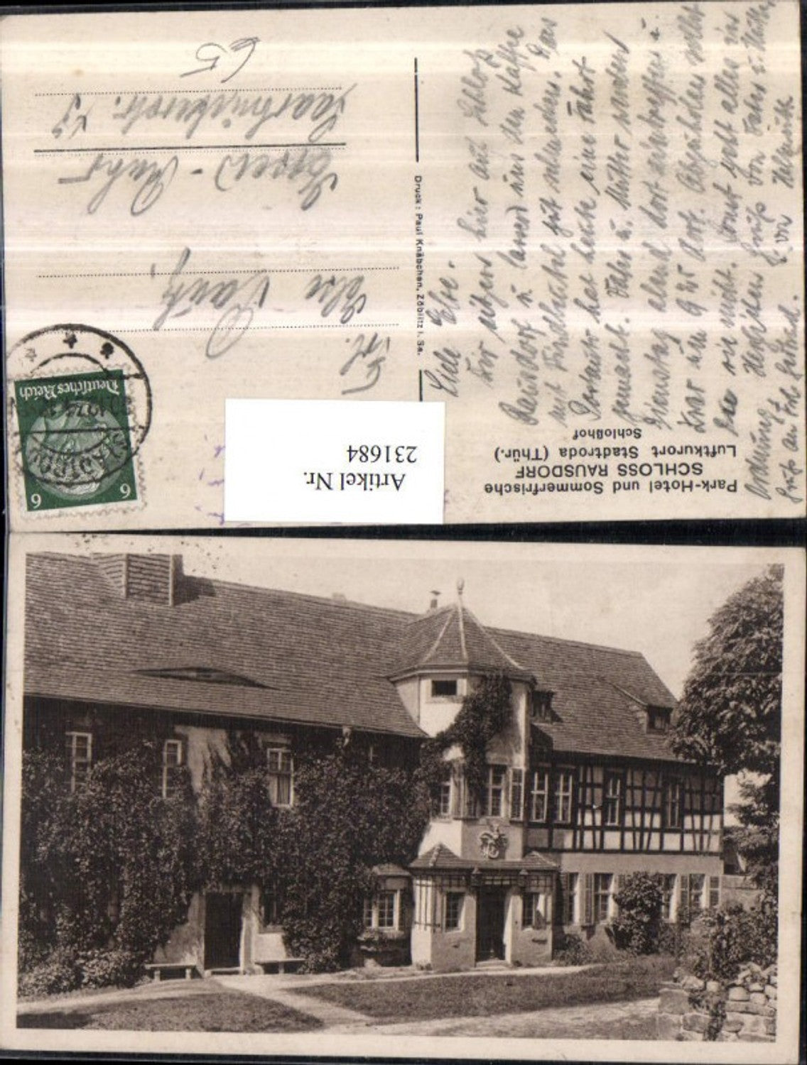 231684,Park-Hotel Schloss Rausdorf in Stadtroda Schlosshof