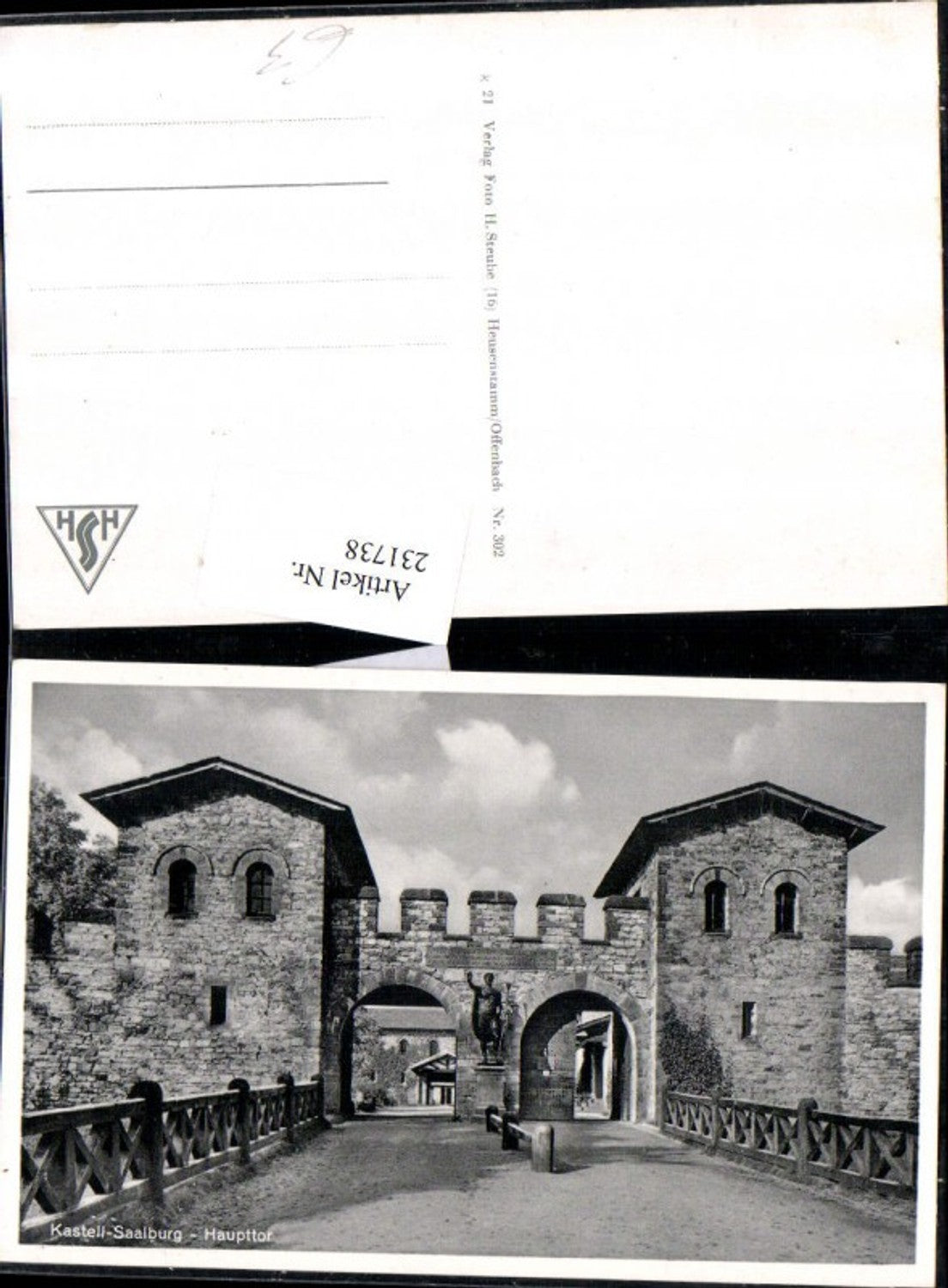 231738,Kastell-Saalburg Haupttor b. Bad Homburg v. d. Höhe