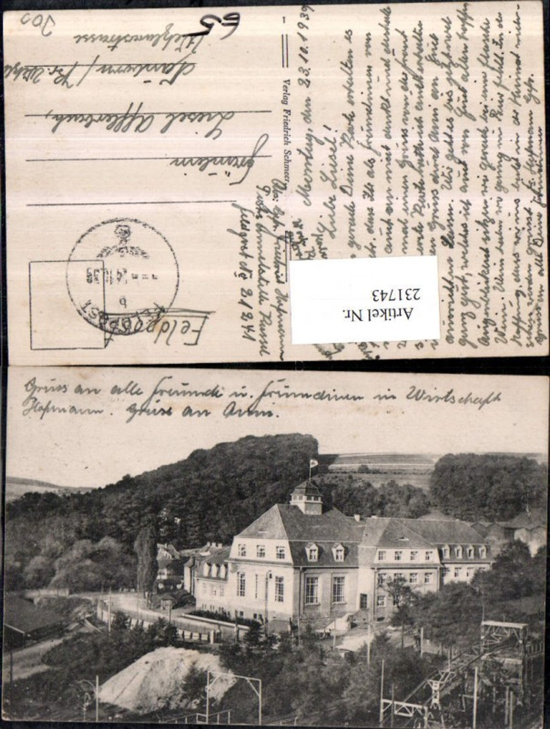 231743,Kassel Gastwirtschaft Hofmann Feldpost Nr. 21241