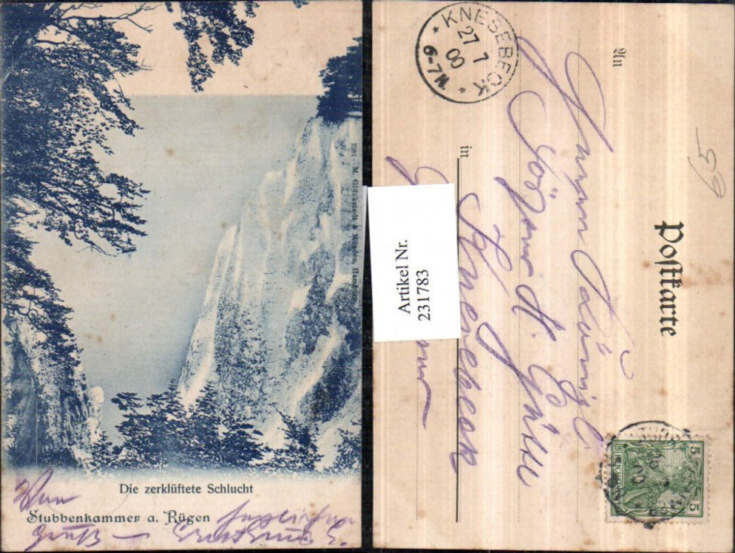 231783,Stubbenkammer auf Rügen Die zerklüftete Schlucht