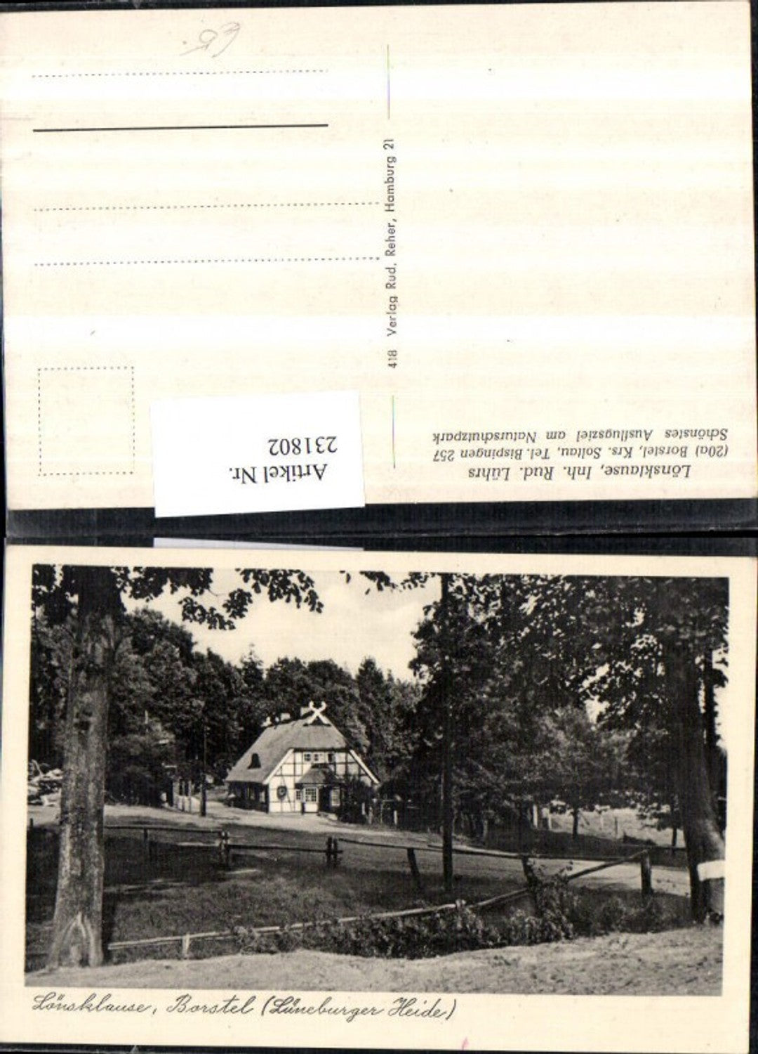 231802,Lönsklause Borstel in d. Lüneburger Heide