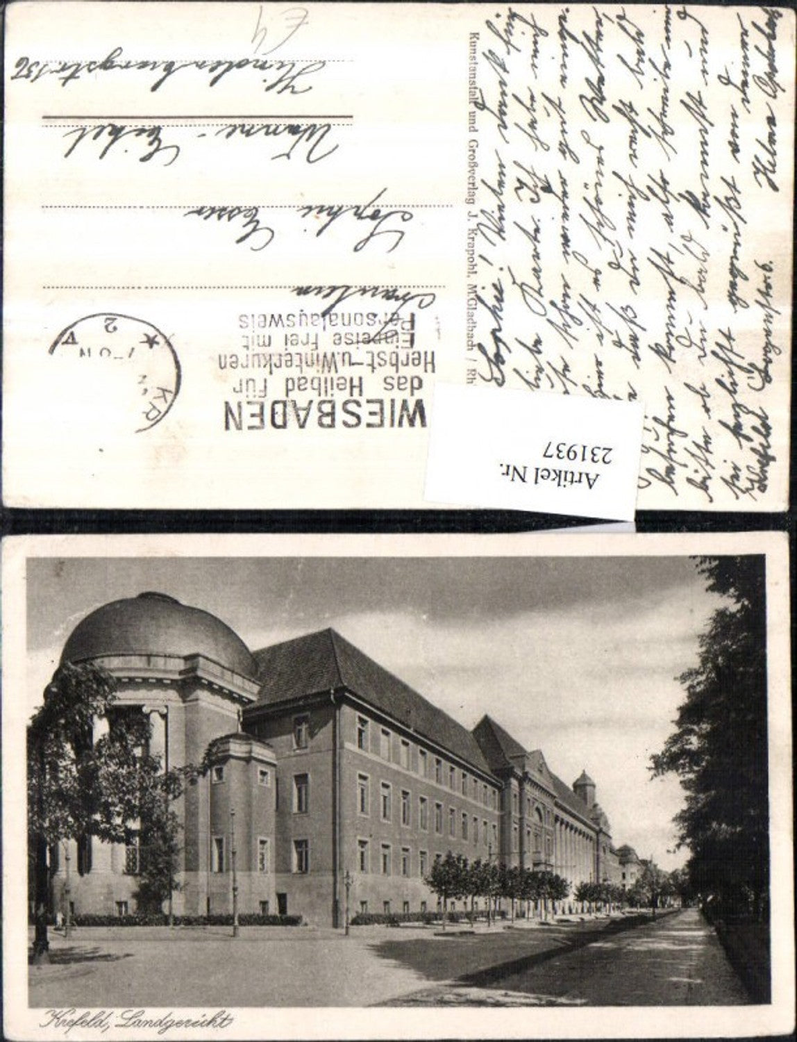 231937,Krefeld Landgericht Gericht Straßenansicht