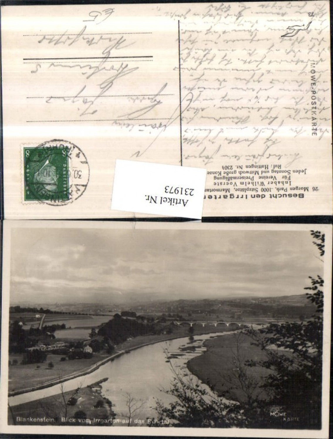 231973,Blankenstein Blick v. Irrgarten auf das Ruhrtal