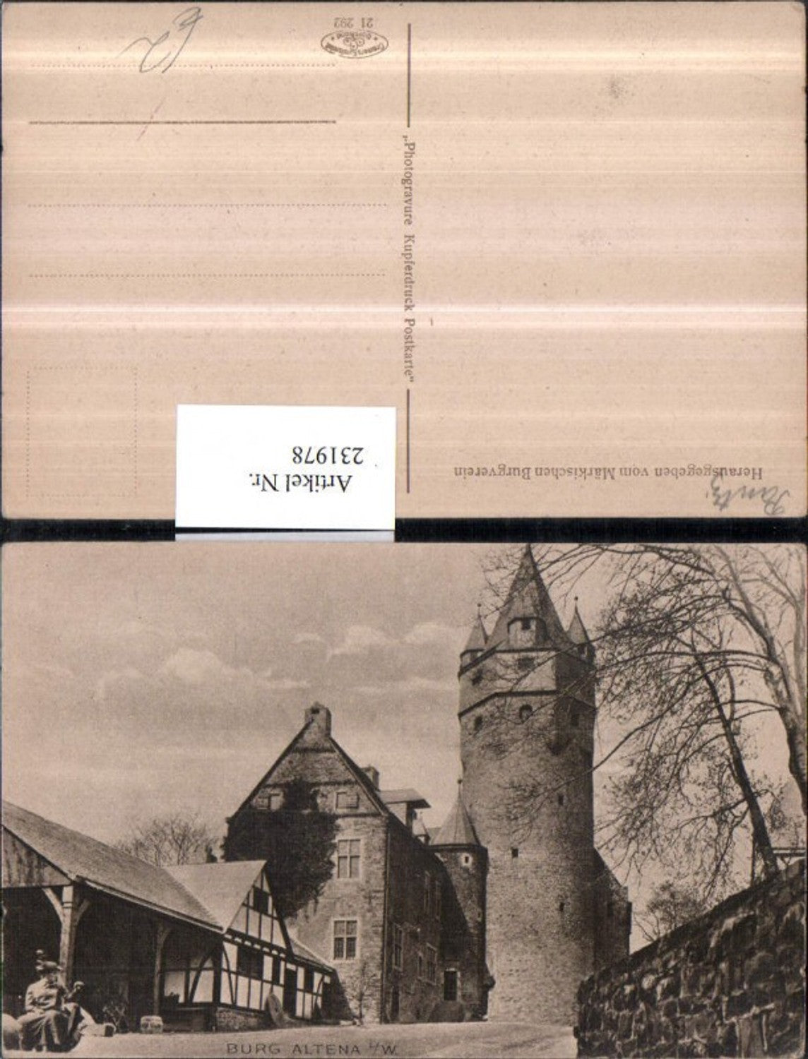 231978,Burg Altena in Westfalen Turm