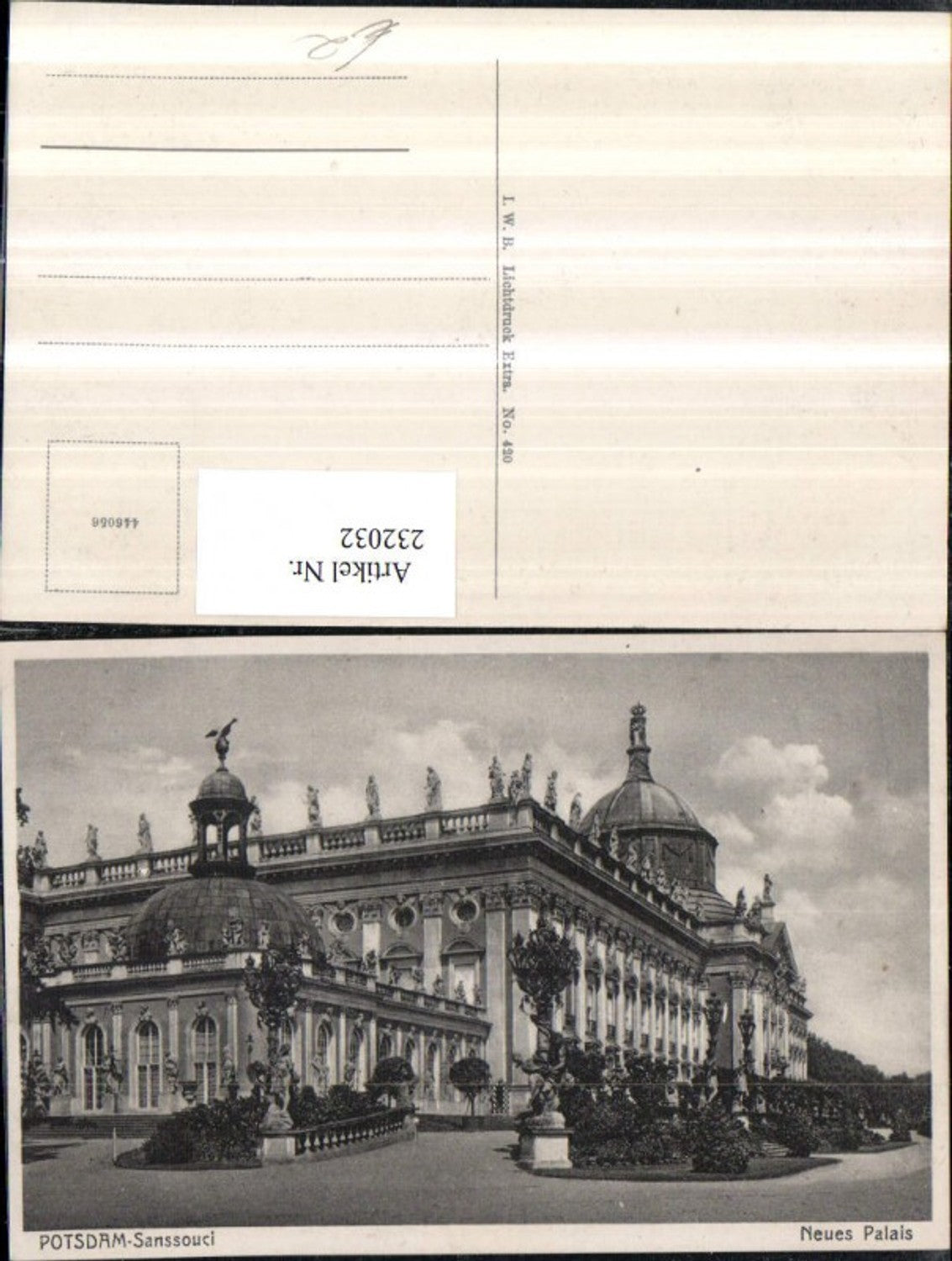 232032, Potsdam Sanssouci New Palace