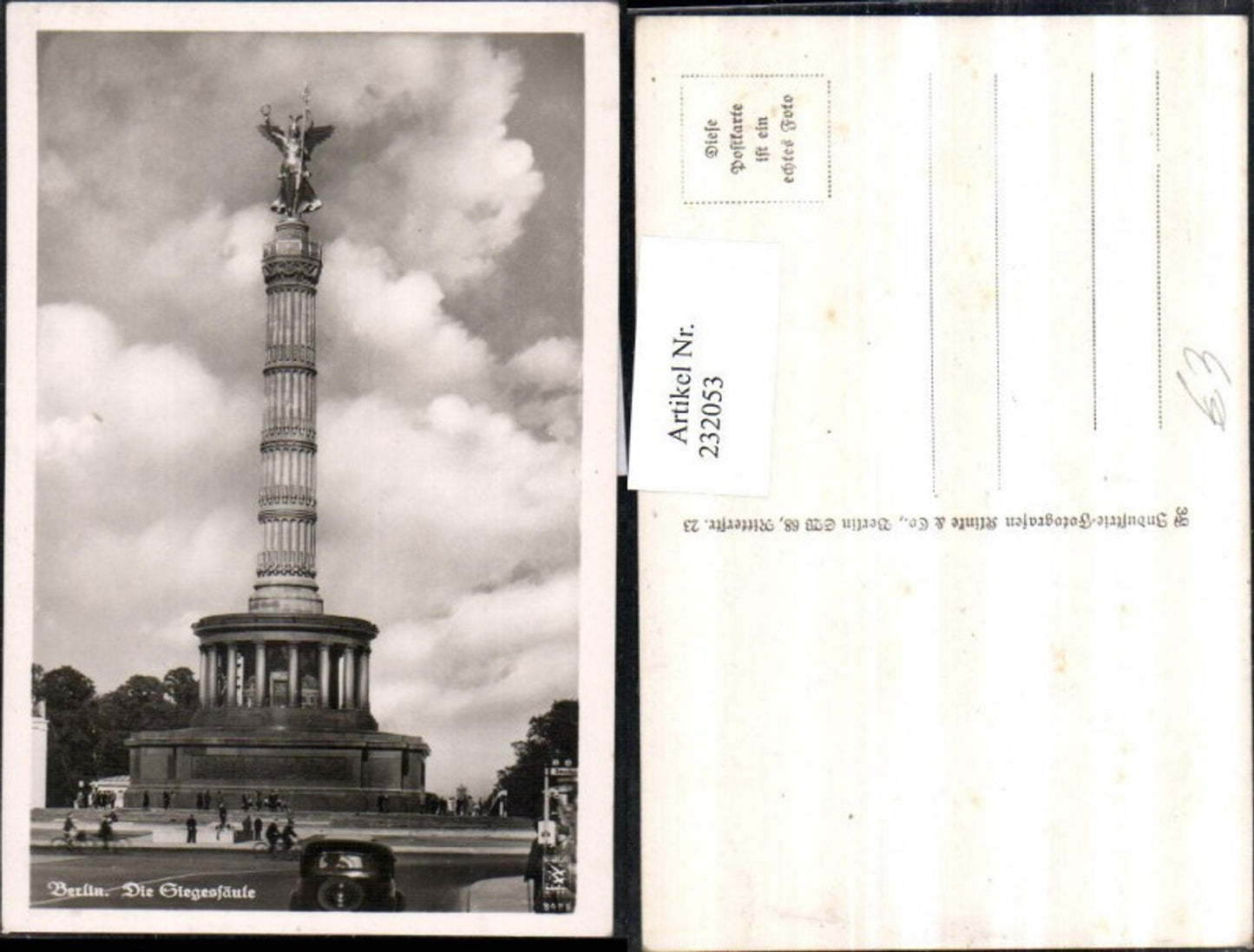 232053,Berlin Die Siegessäule Säule