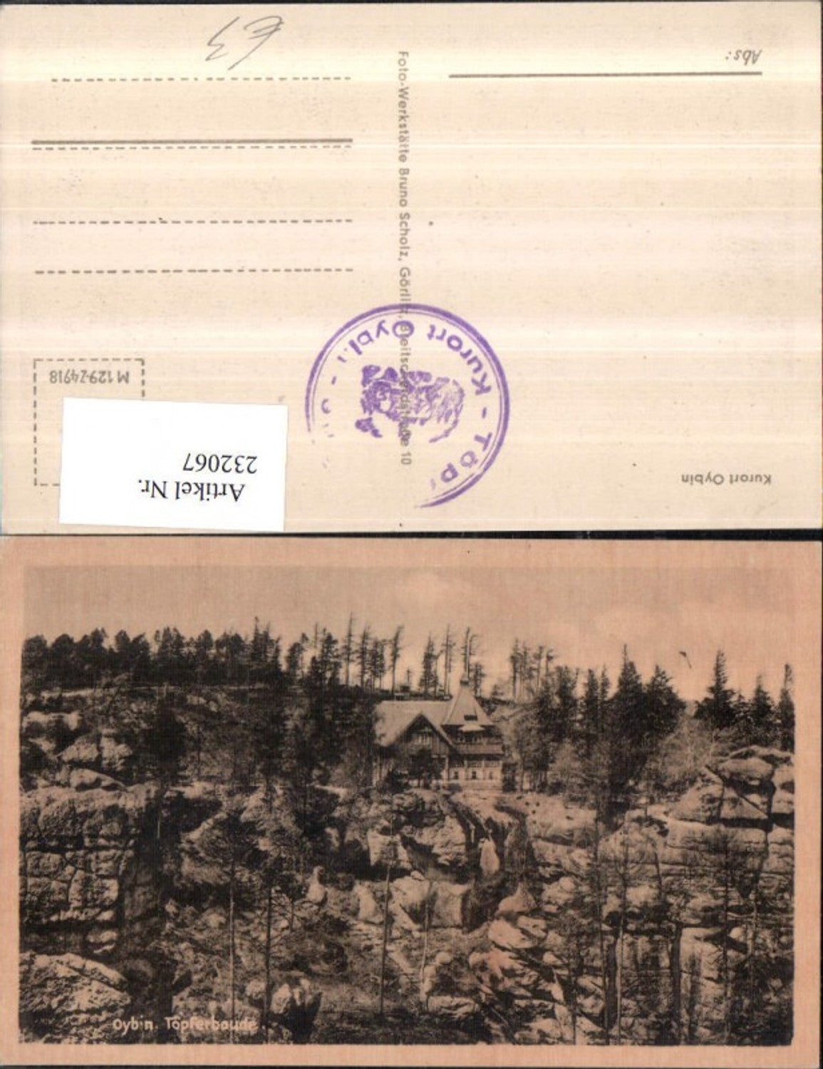 232067, Oybin Töpferbaude Hut