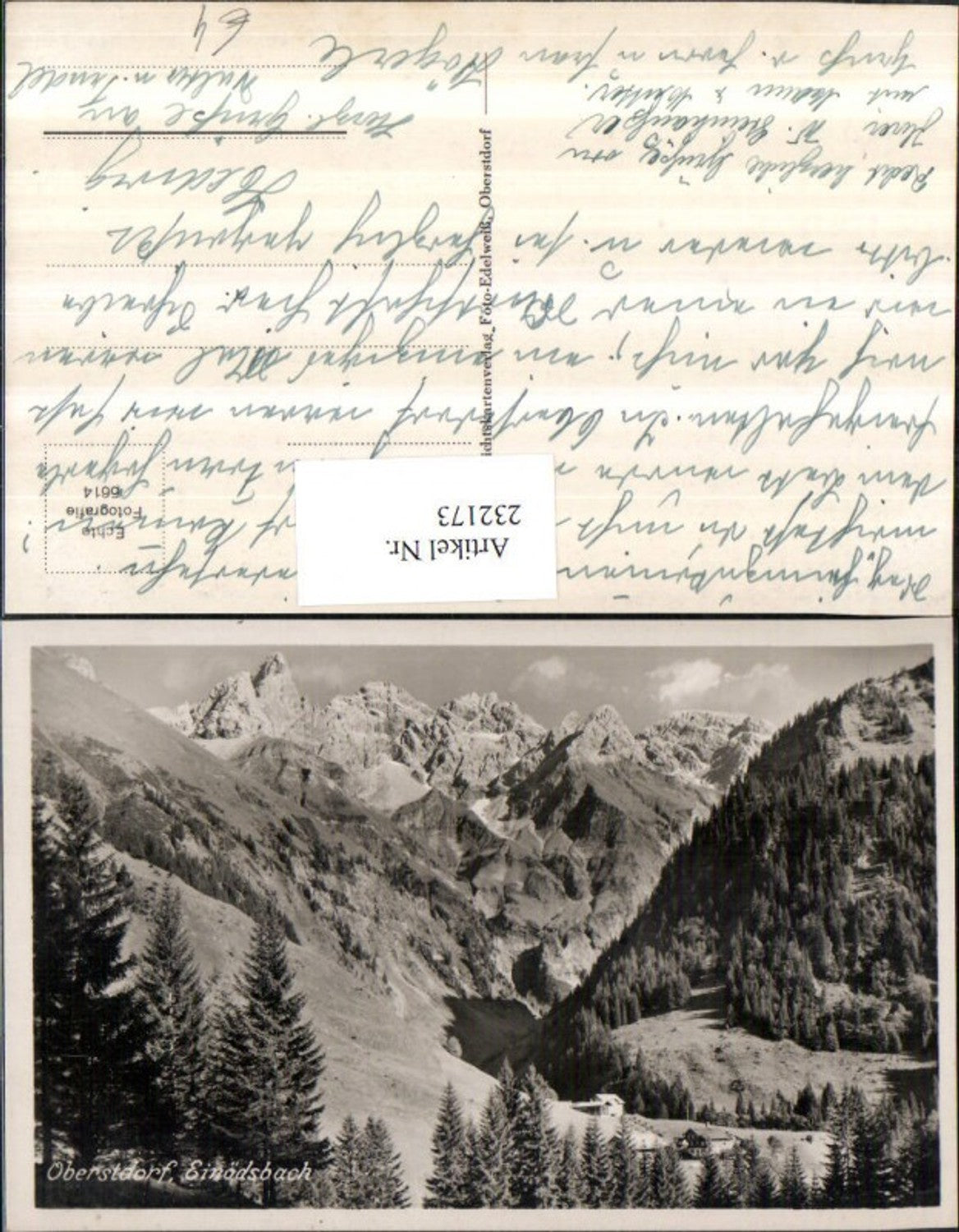 232173, Oberstdorf im Allgäu Einödsbach mountain scenery