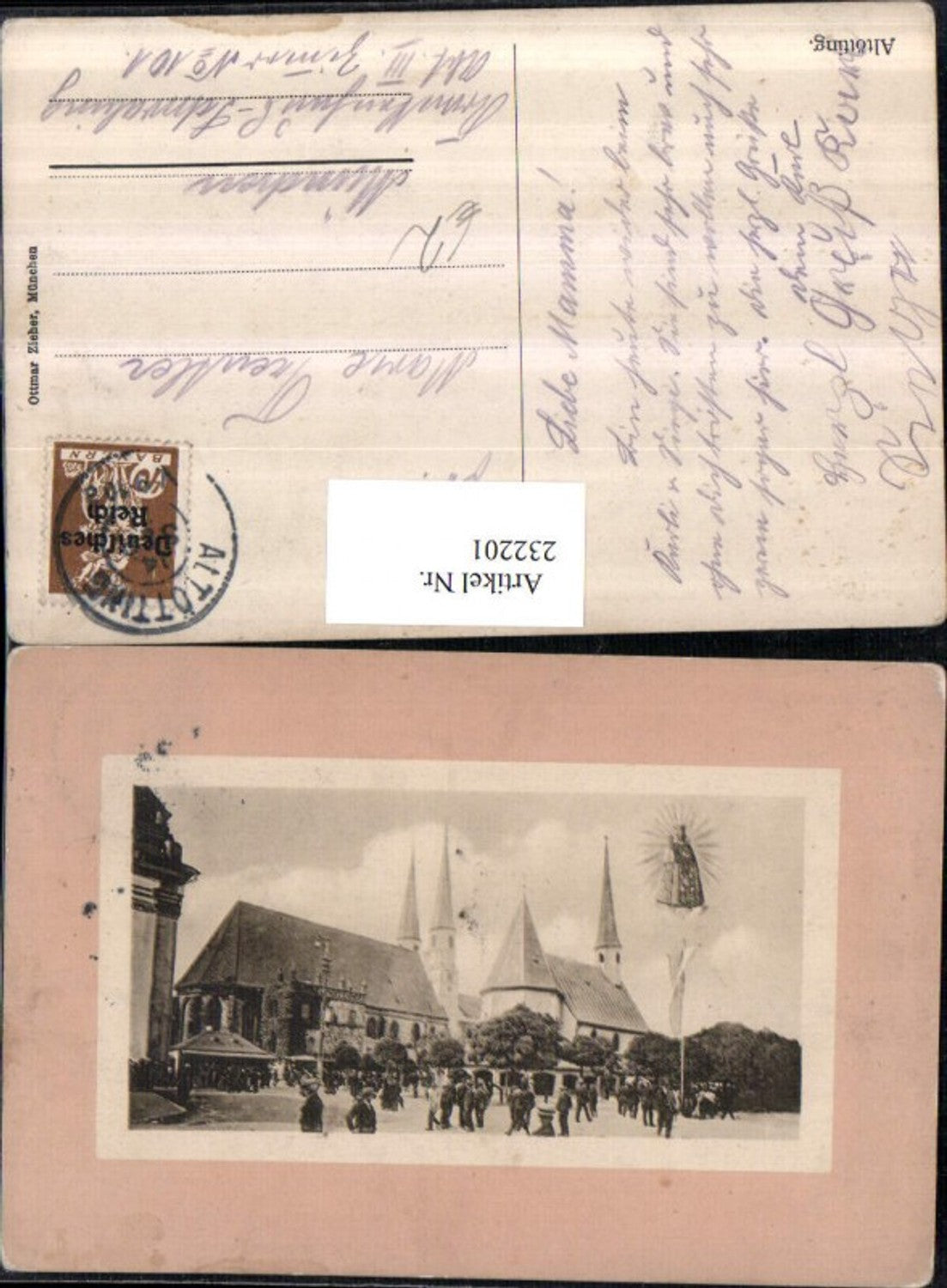 232201,Altötting Kapellplatz Kirche Kapelle Gnadenbild