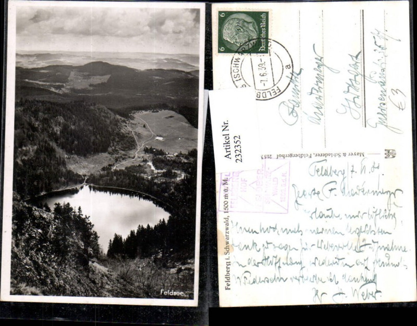 232352, Feldberg in the Black Forest, Feldsee Lake