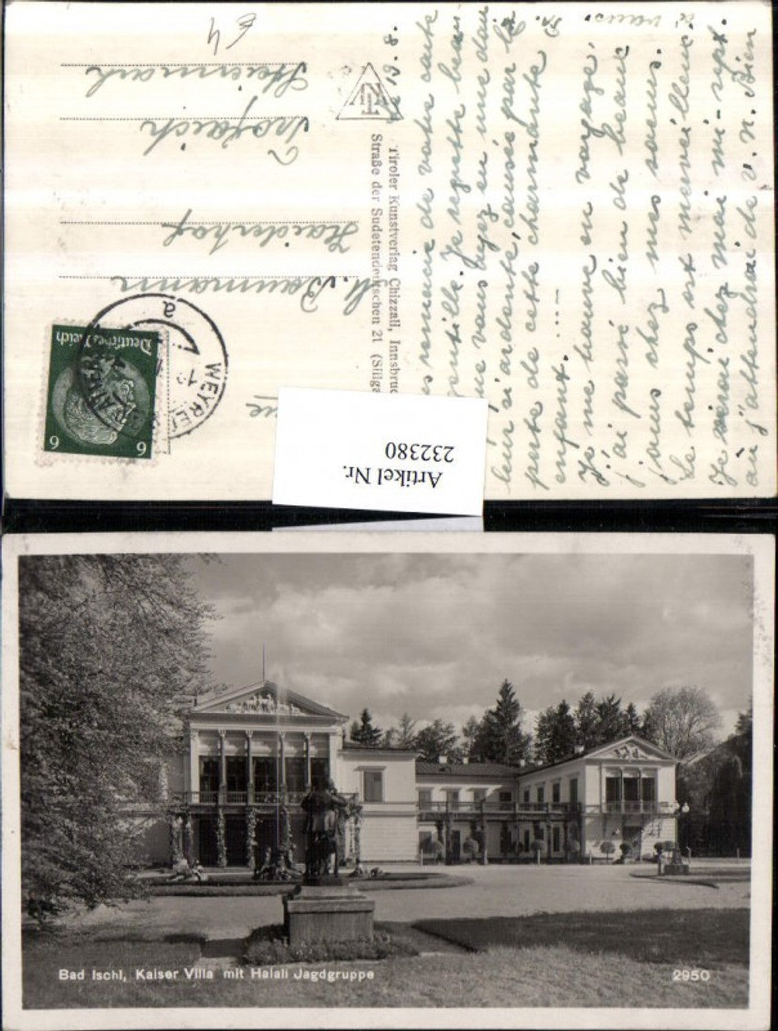 232380,Bad Ischl Kaiservilla m. Halali Jagdgruppe