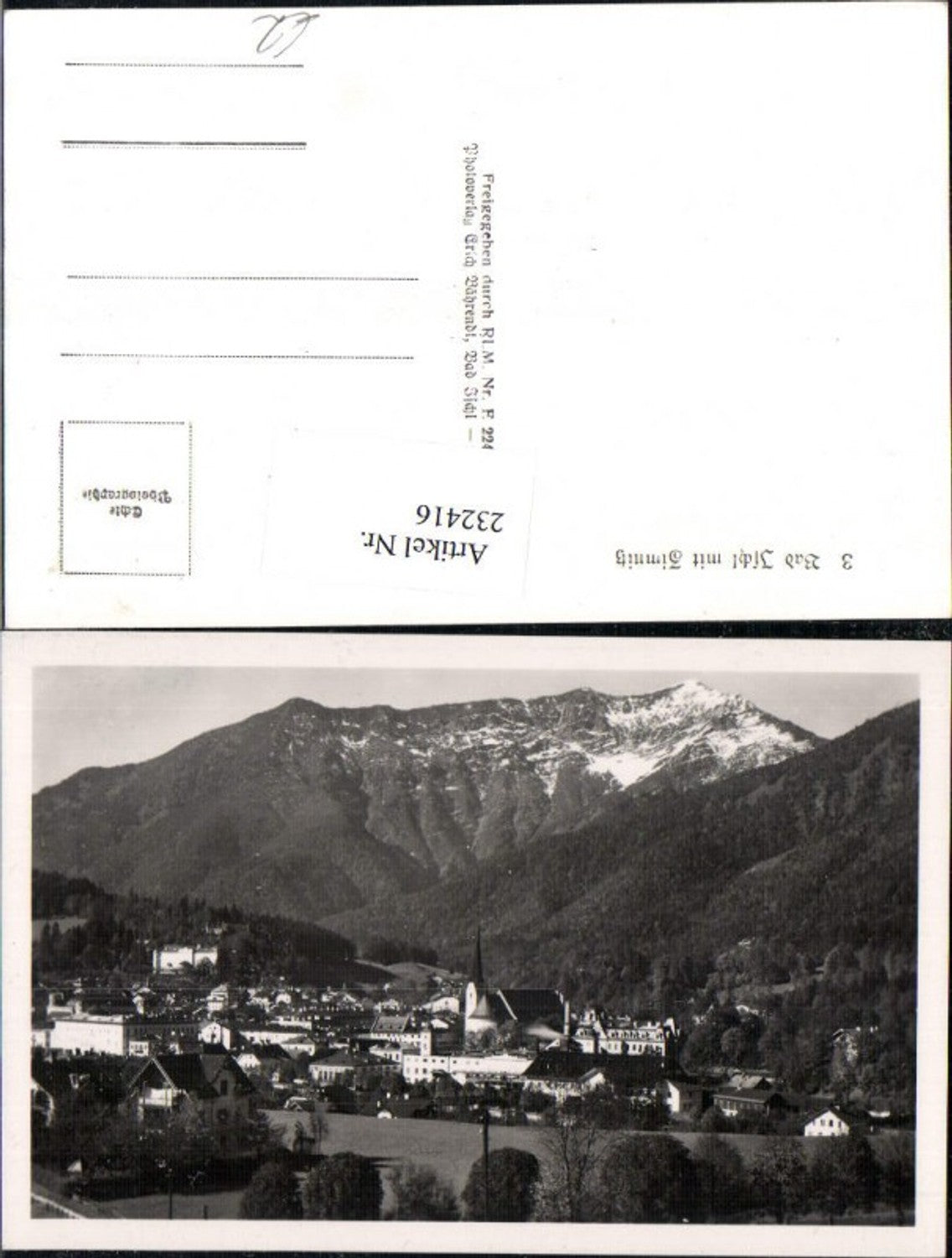 232416,Bad Ischl Totale m. Zimnitz