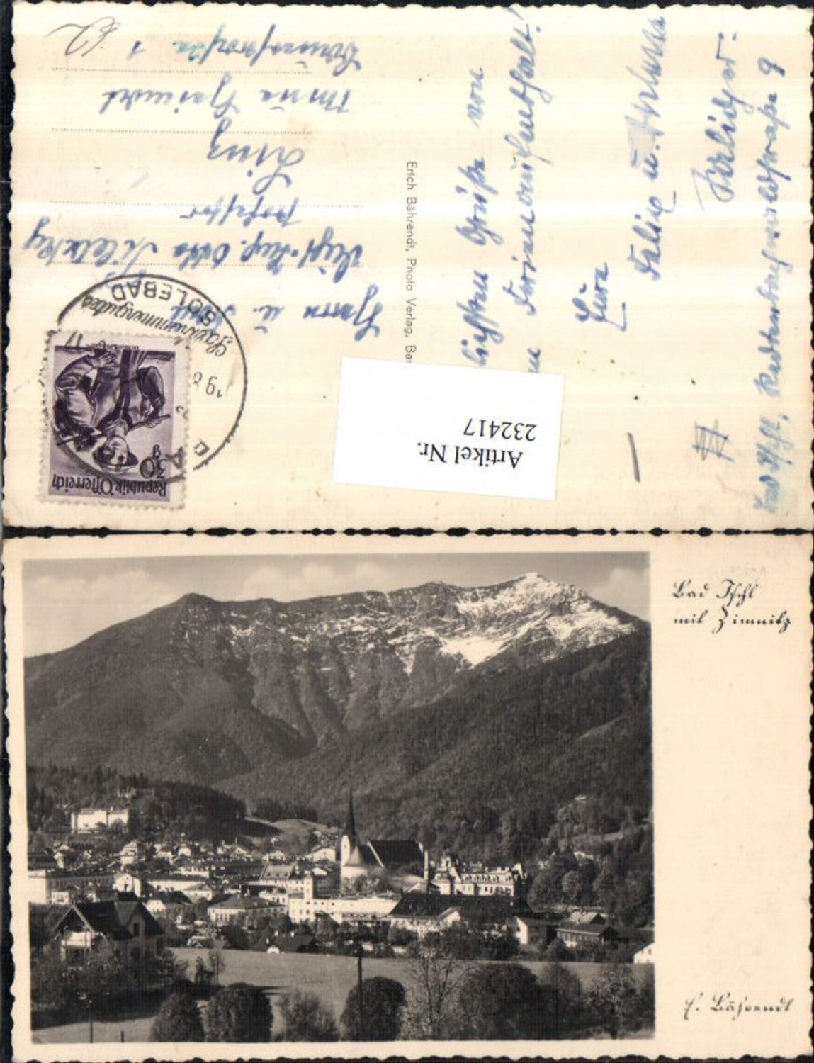 232417,Bad Ischl Totale m. Zimnitz