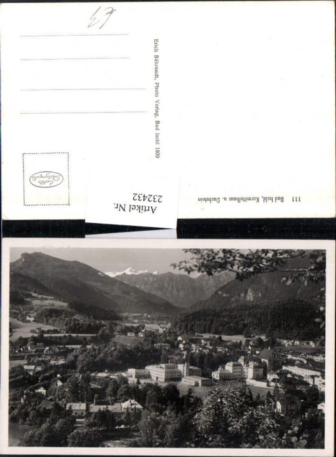 232432,Bad Ischl Totale m. Kurmittelhaus u. Dachstein