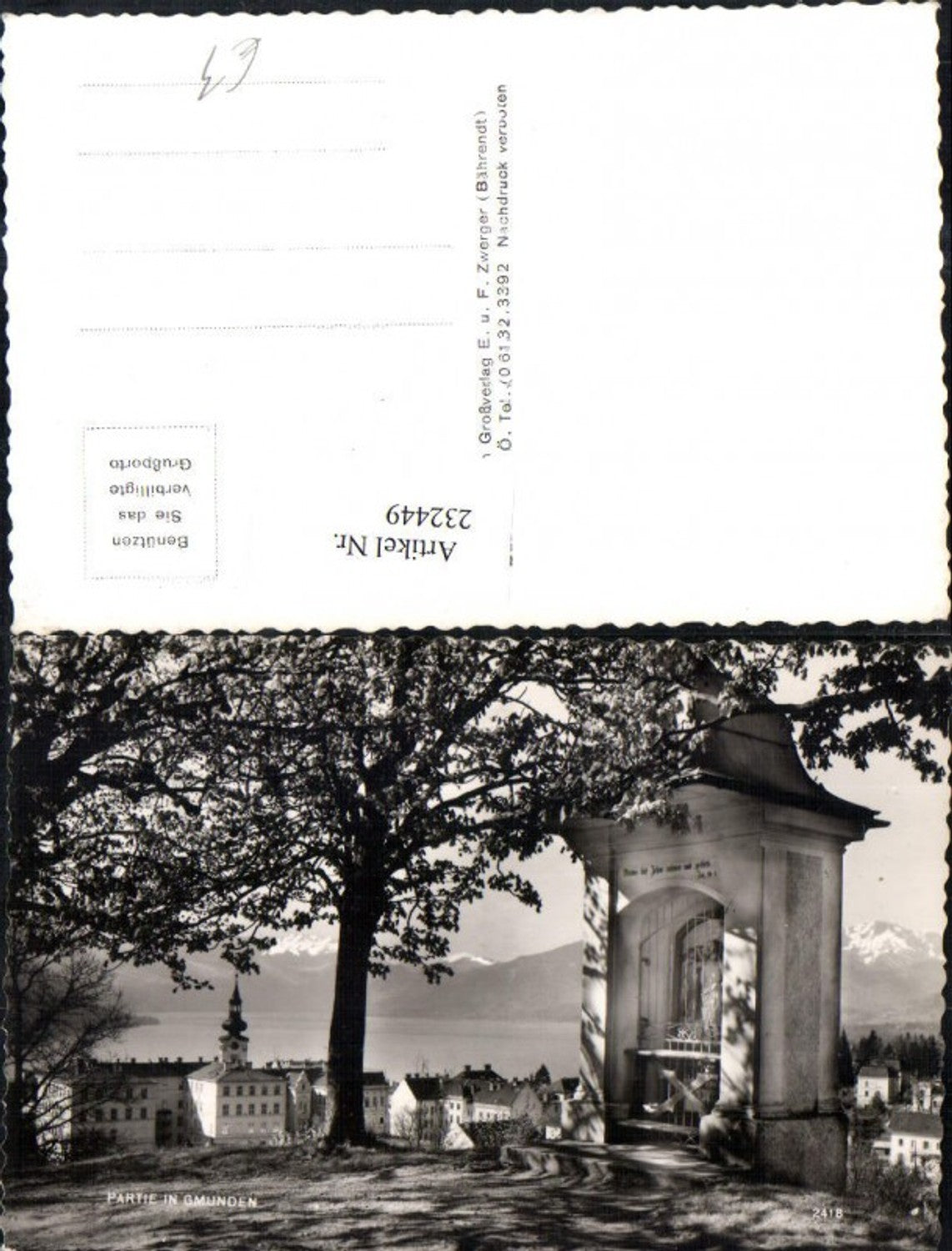 232449,Gmunden Partie Kapelle