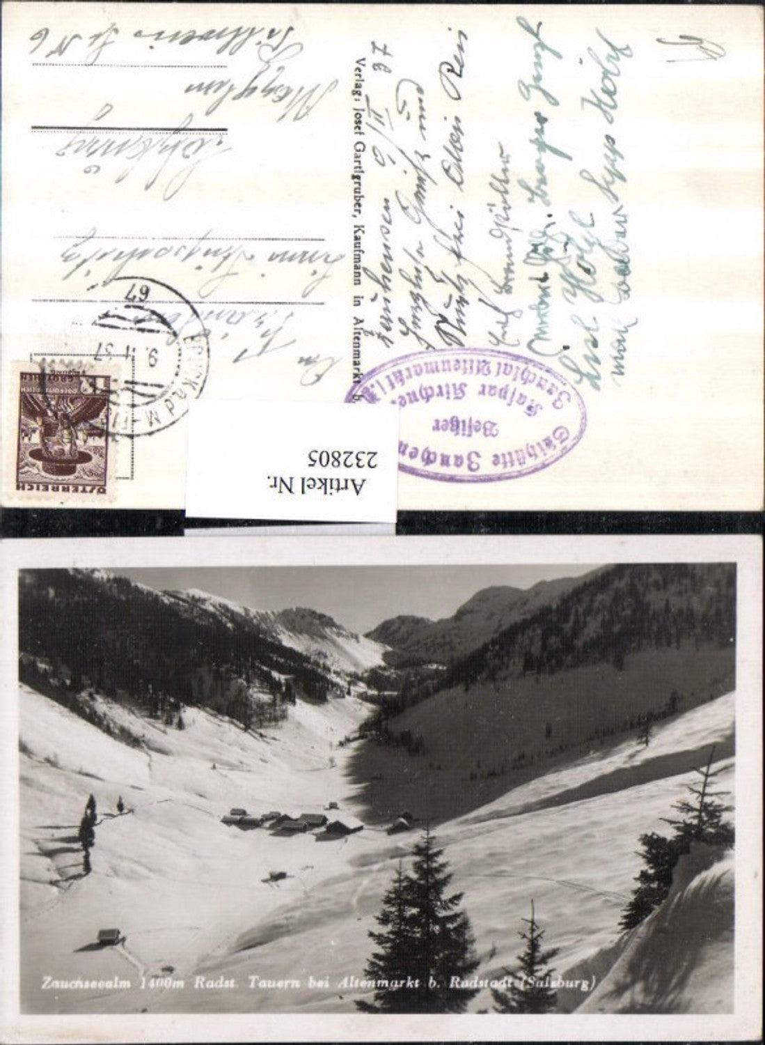 Alte Ansichtskarte – Old Postcard