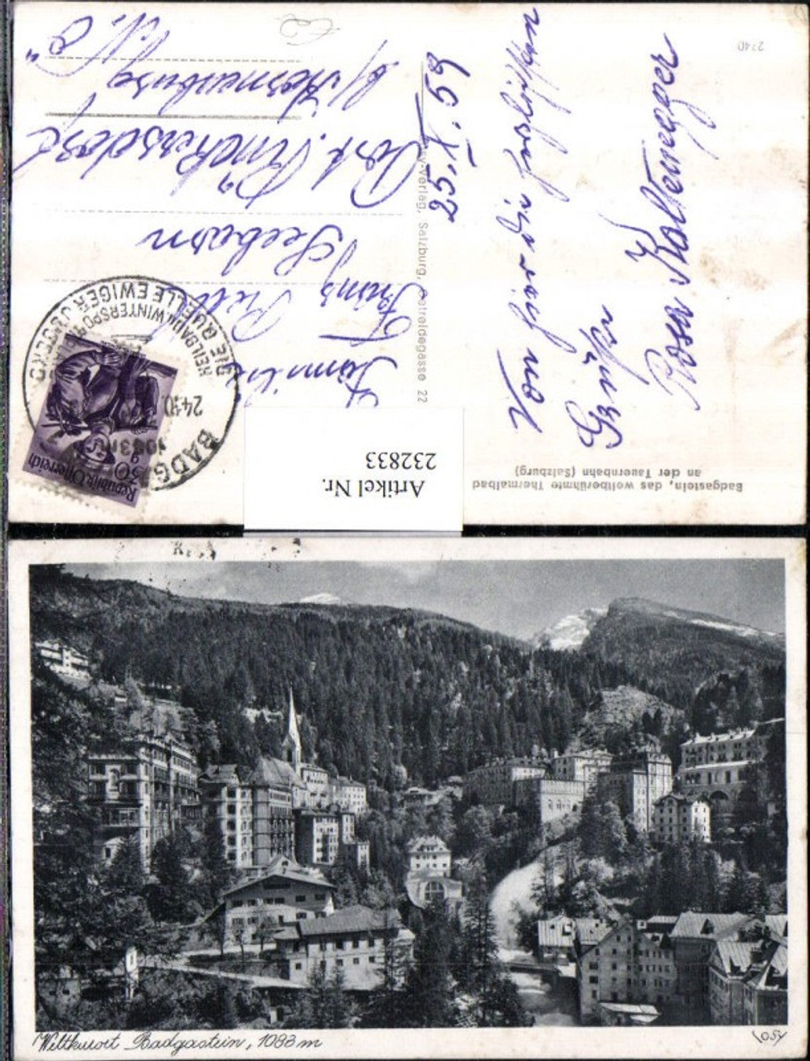 Alte Ansichtskarte – Old Postcard