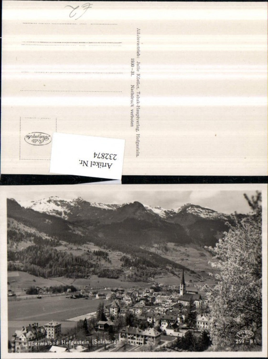 Alte Ansichtskarte – Old Postcard