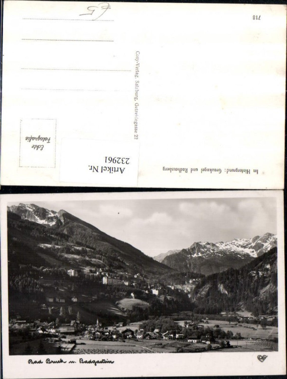 Alte Ansichtskarte – Old Postcard
