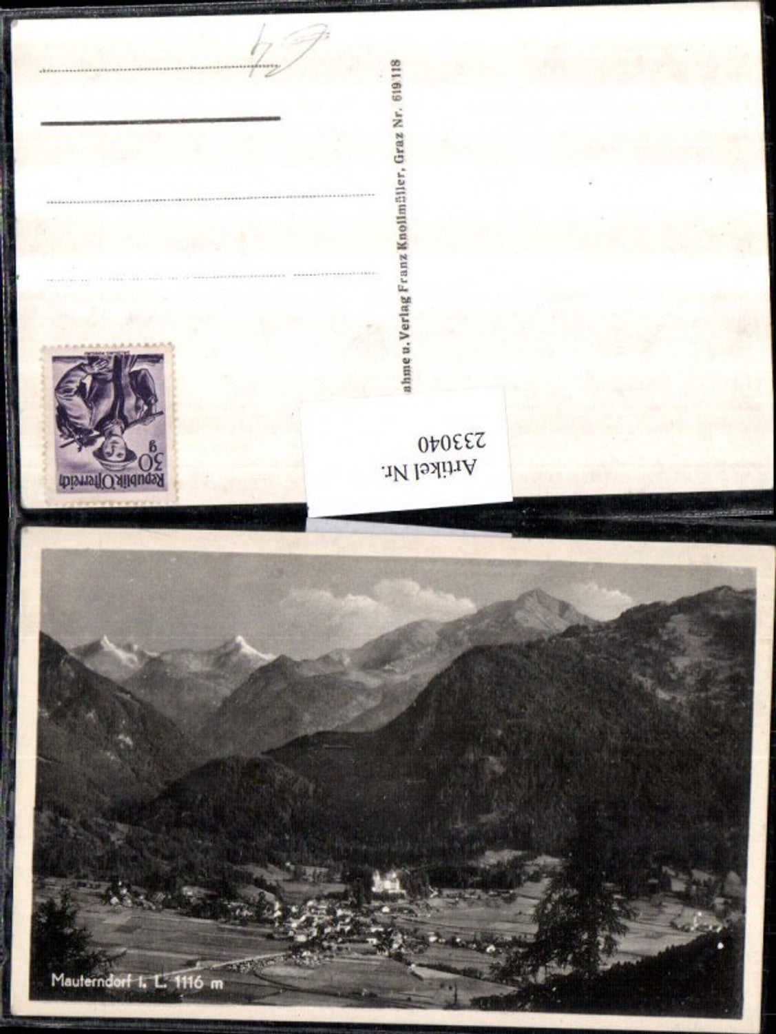233040,Mauterndorf im Lungau Totale