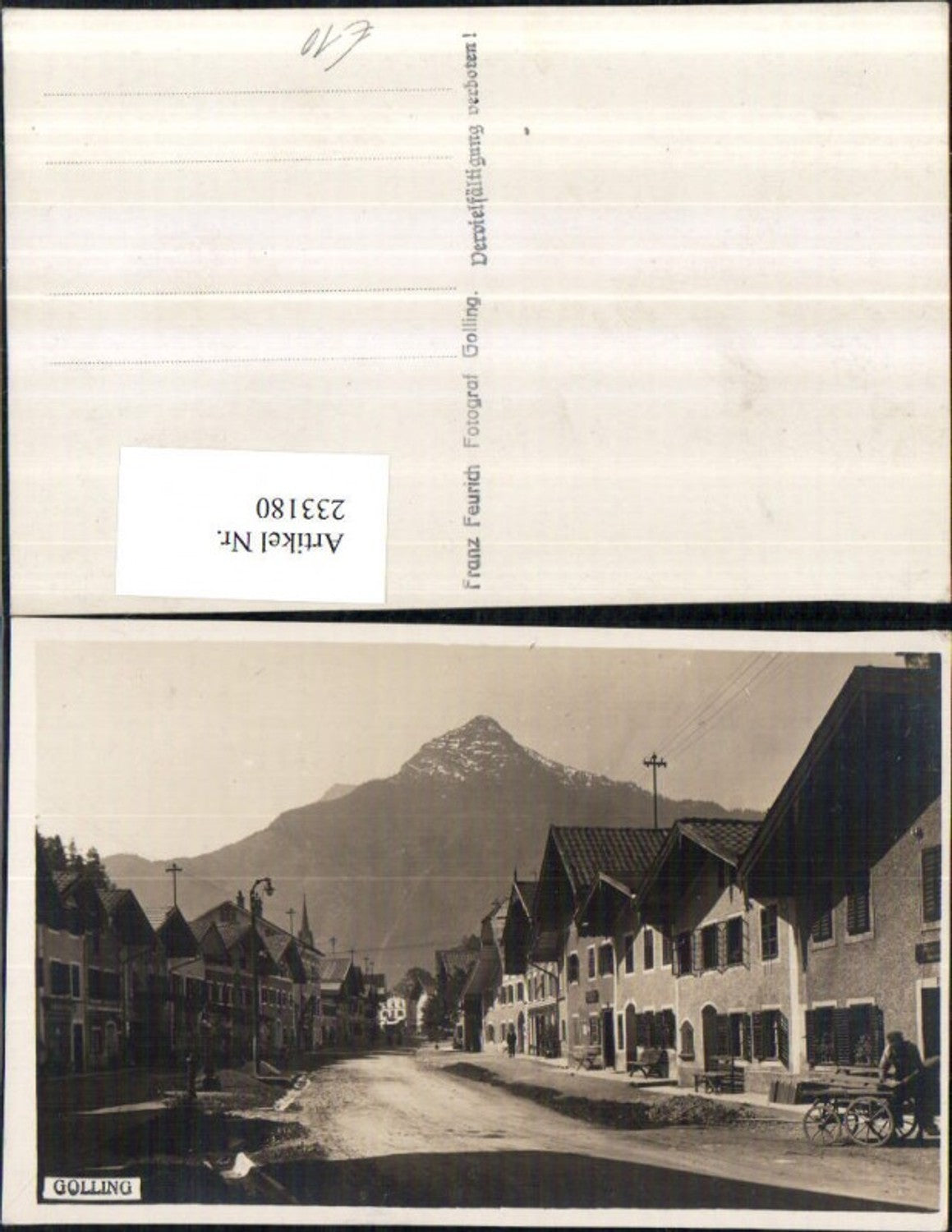 233180,Golling Straßenansicht