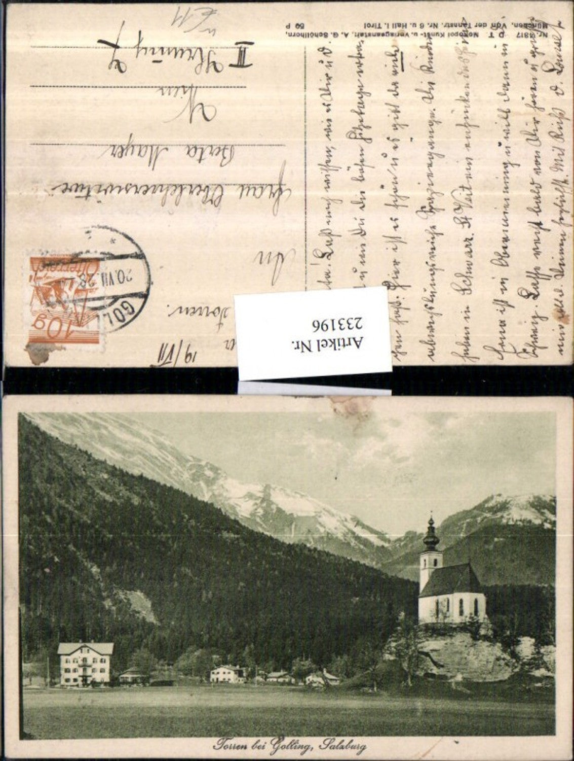 233196,Torren b. Golling Kirche