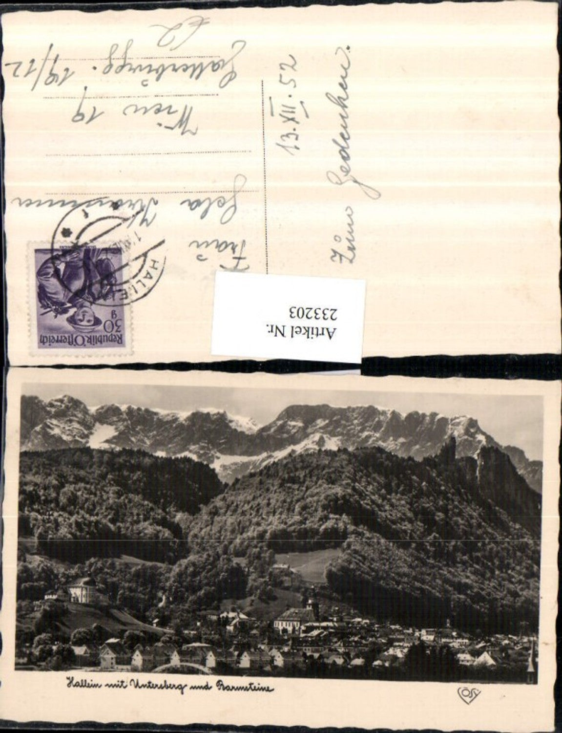 233203,Hallein Totale m. Untersberg u. Barmsteine pub Cosy
