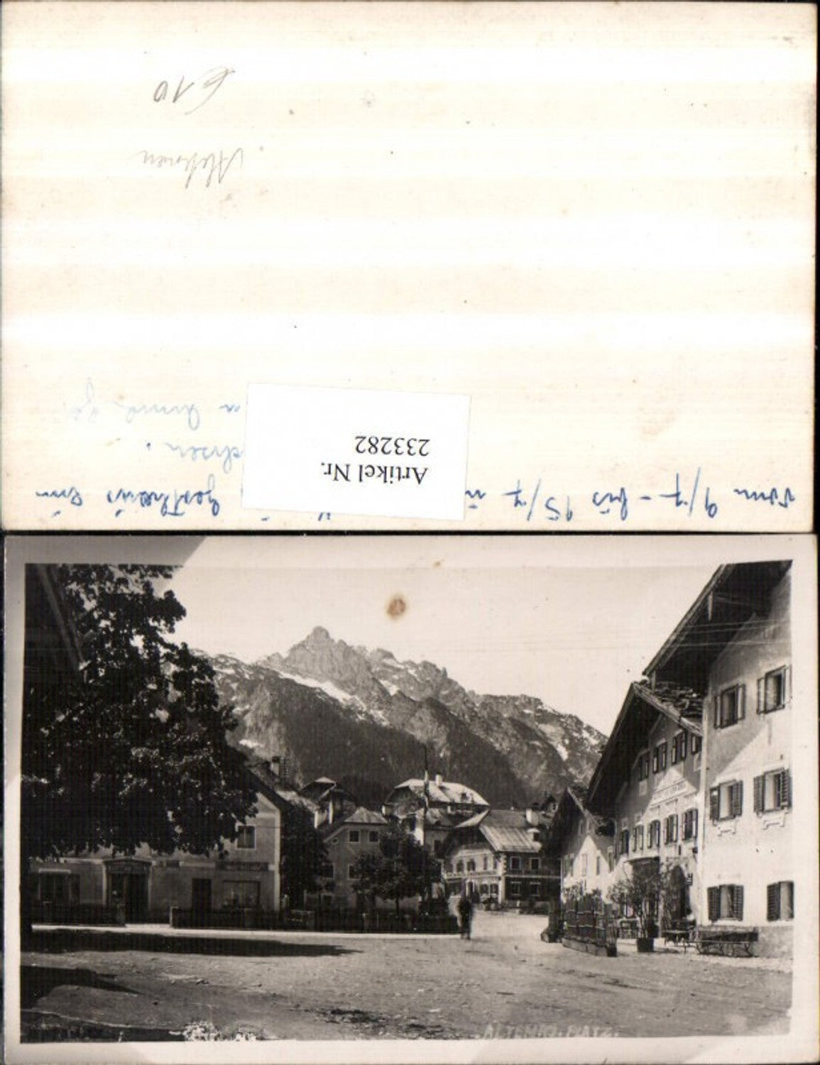 233282,Abtenau Platz Straßenansicht