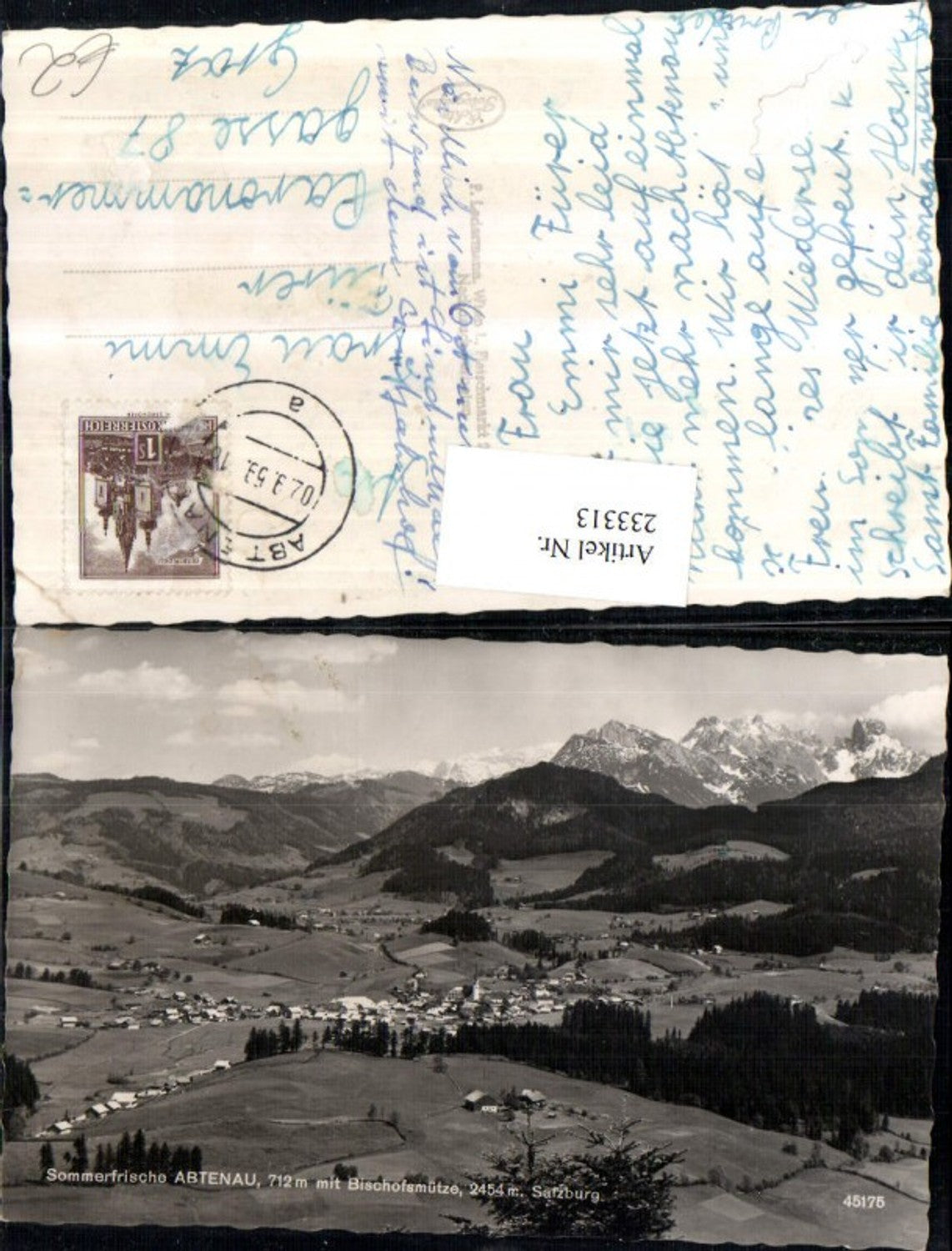 233313,Abtenau Totale m. Bischofsmütze