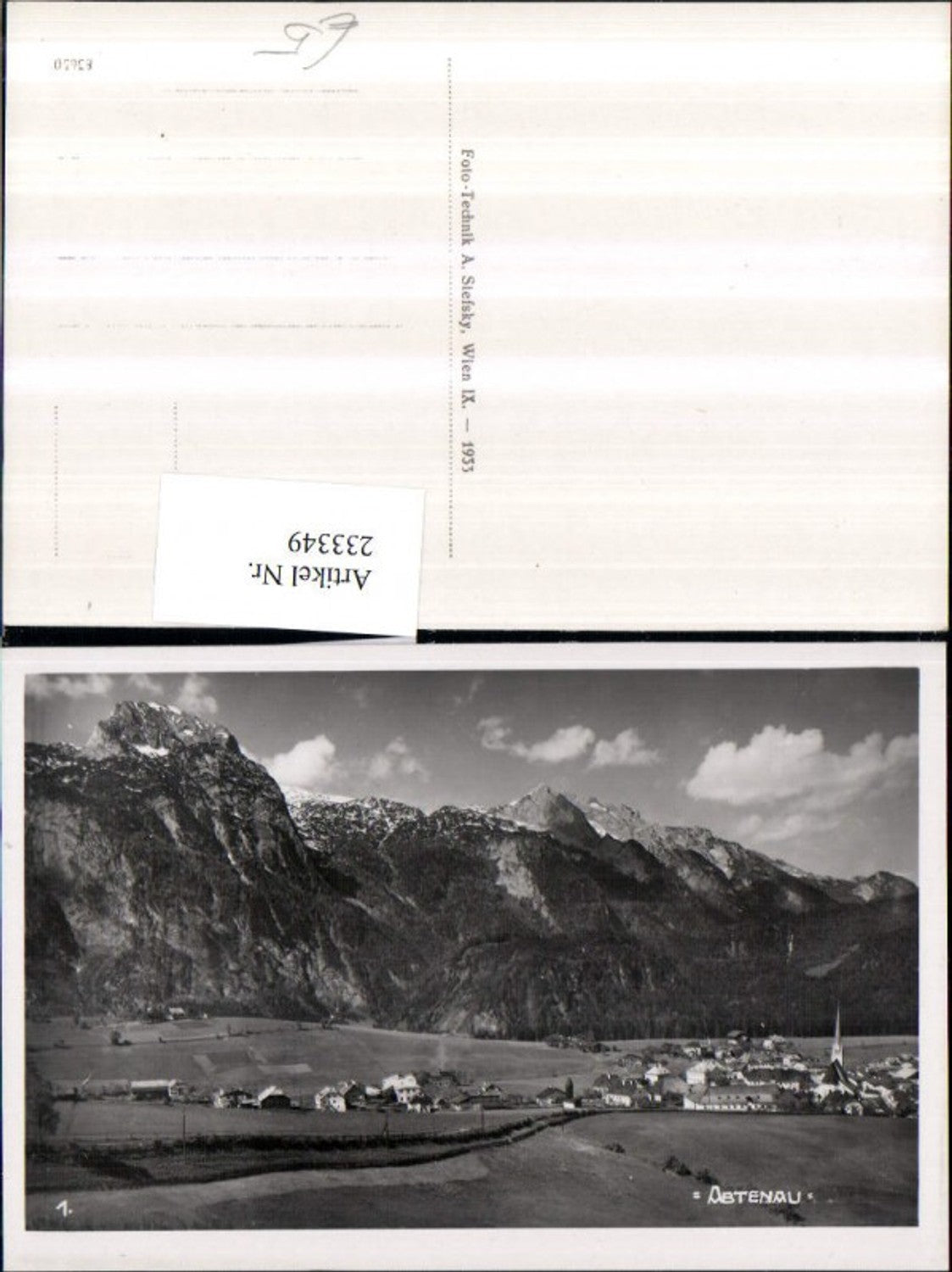 233349,Abtenau Totale Bergkulisse