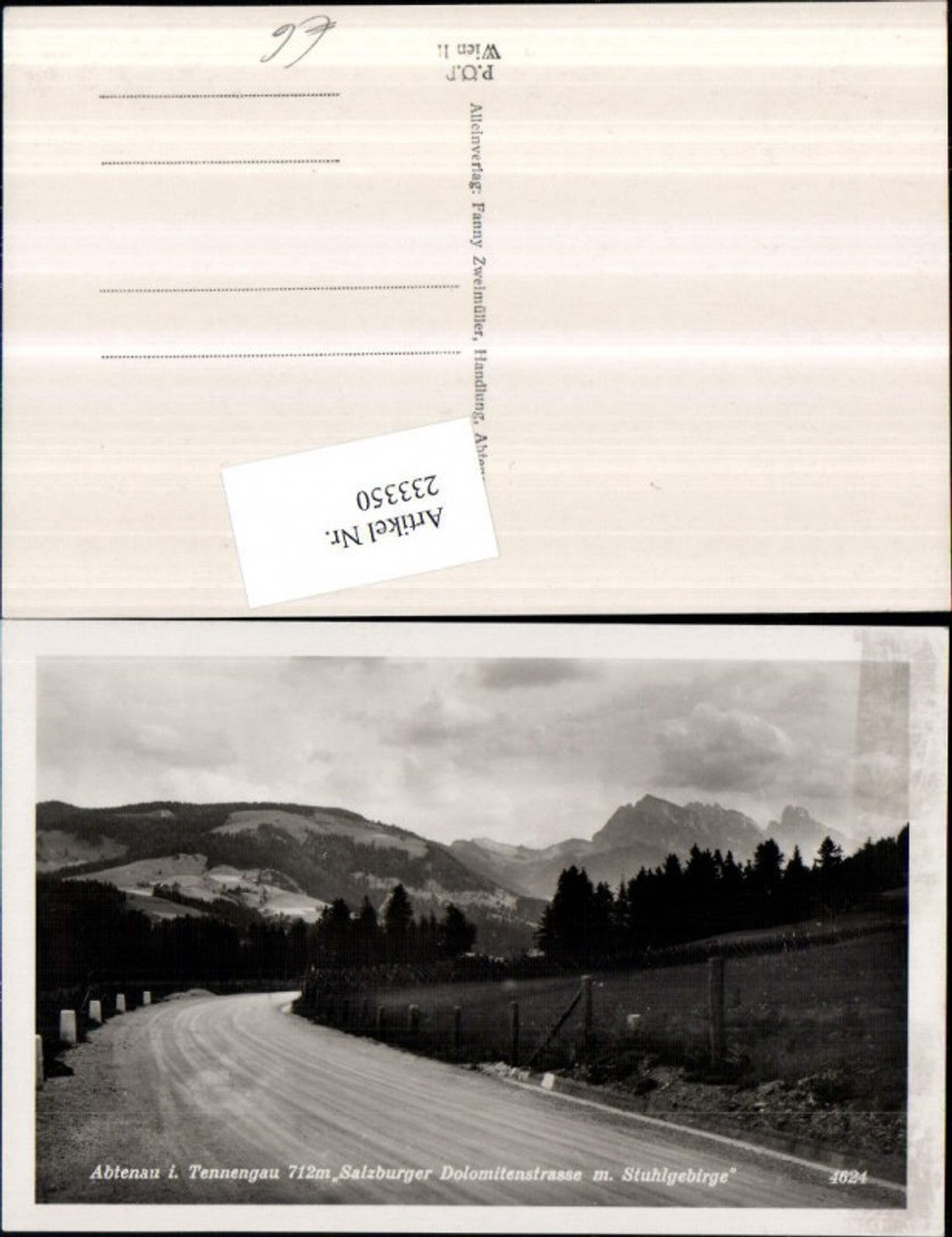 233350,Abtenau i. Tennengau Salzburger Dolomitenstraße m. Stuhlgbirge