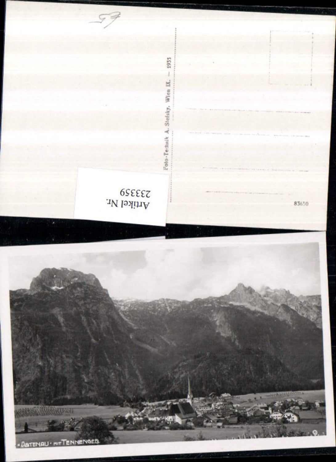 233359,Abtenau Totale m. Tennengebirge
