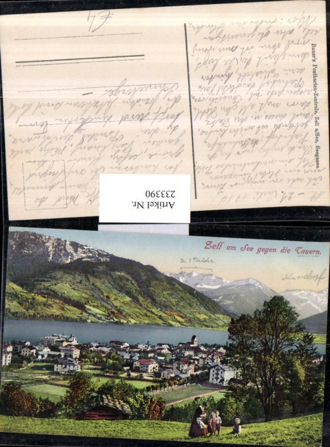 233390,Zell am See Totale geg. d. Tauern