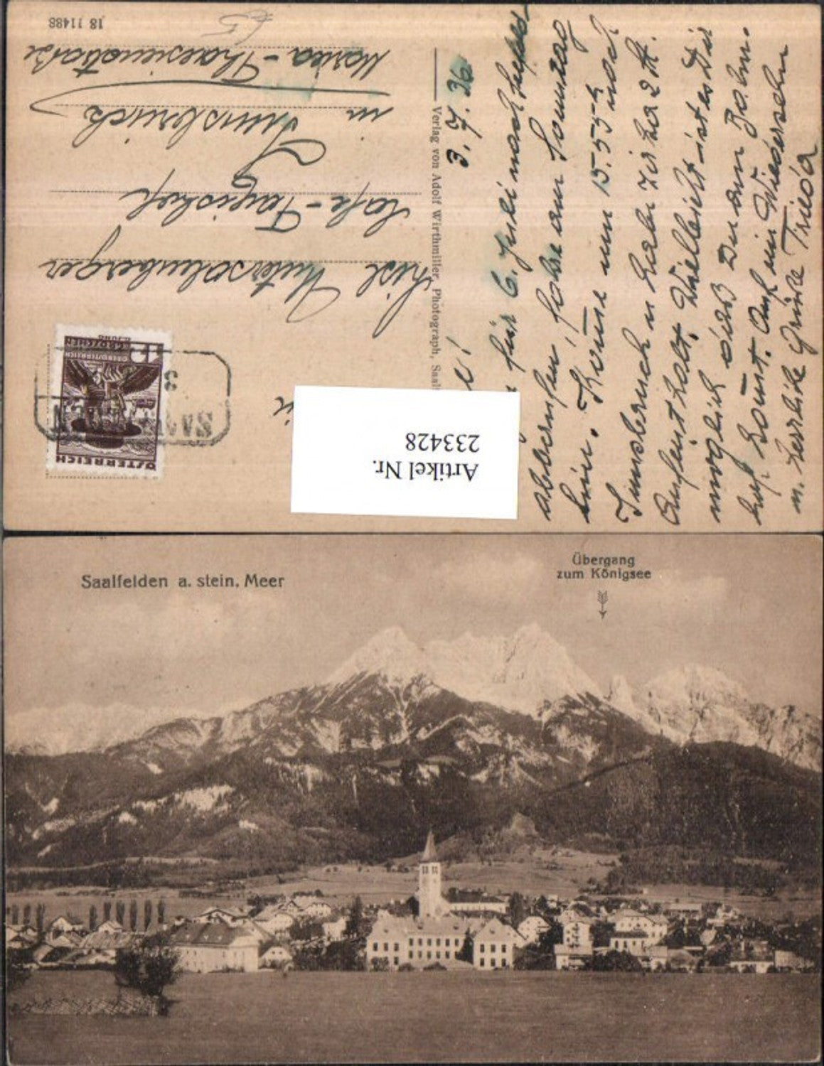 233428,Saalfelden am Steinernen Meer Totale