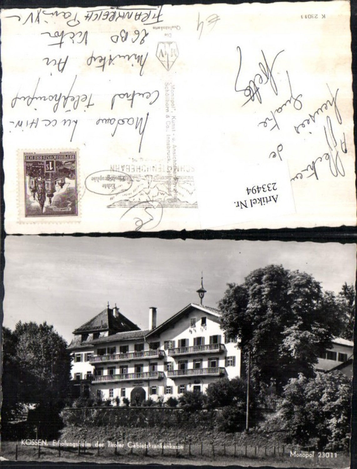 Alte Ansichtskarte – Old Postcard