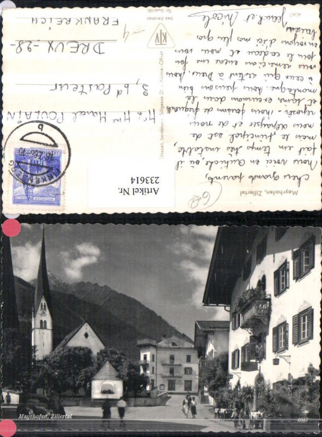 Alte Ansichtskarte – Old Postcard