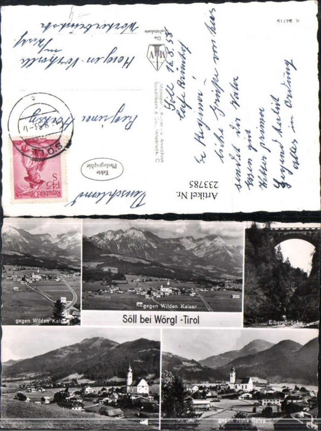 Alte Ansichtskarte – Old Postcard