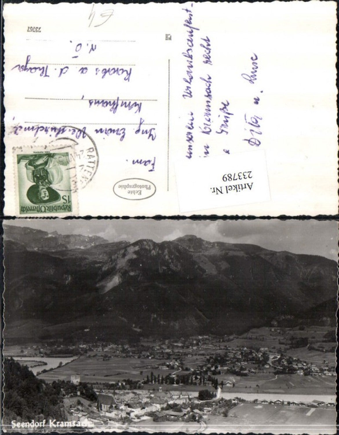 Alte Ansichtskarte – Old Postcard