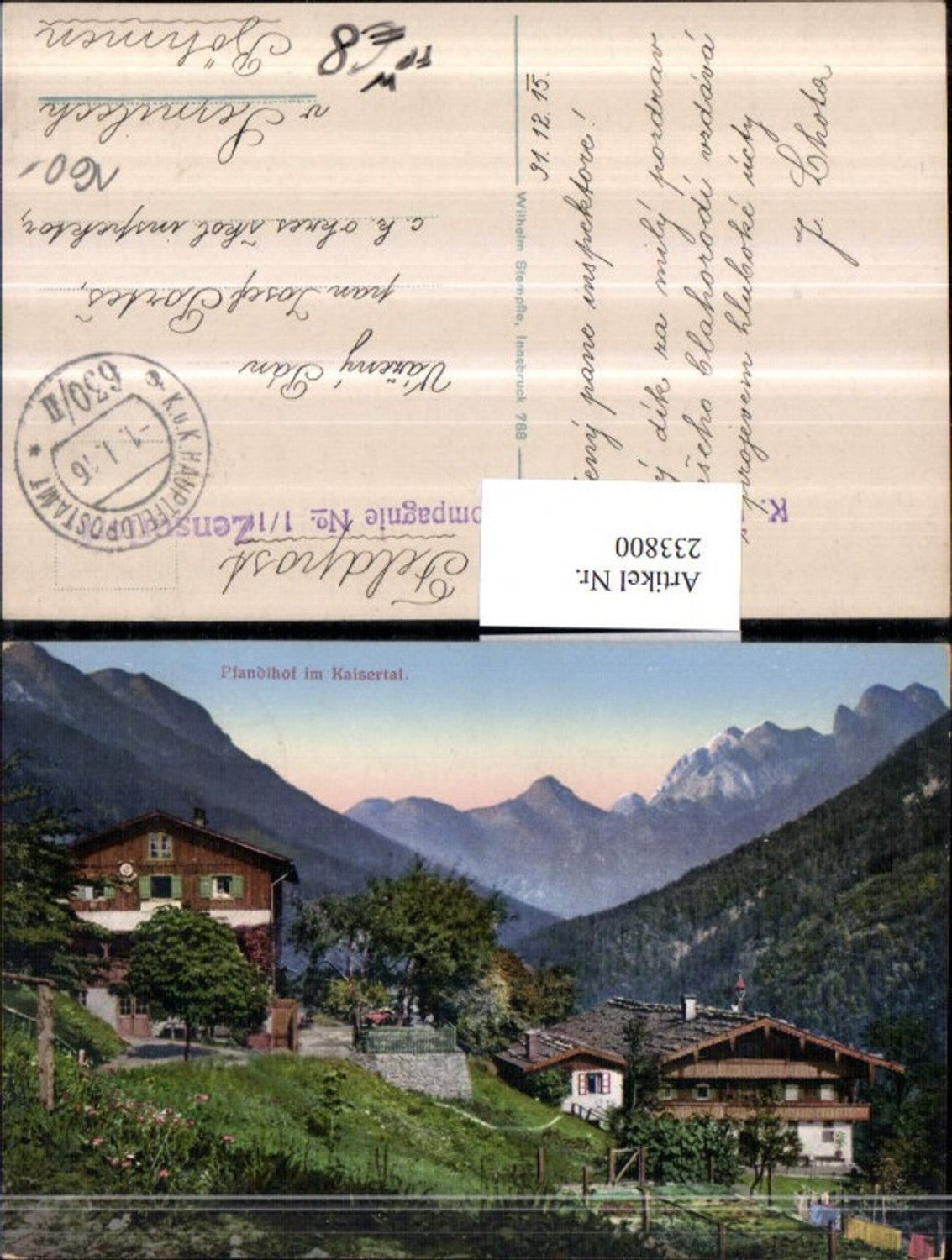 Alte Ansichtskarte – Old Postcard