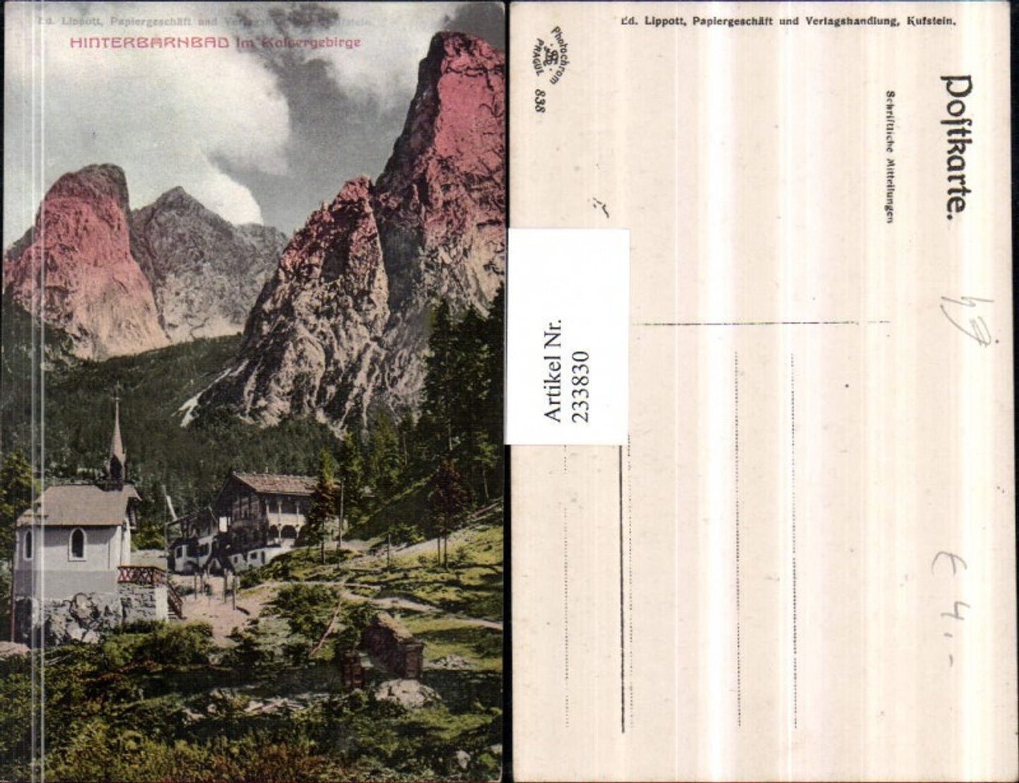 Alte Ansichtskarte – Old Postcard