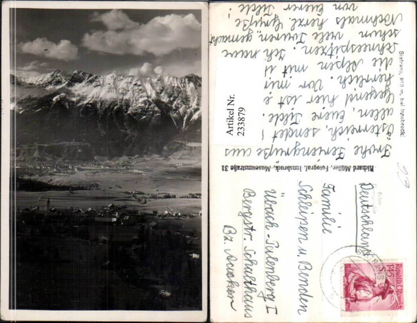 Alte Ansichtskarte – Old Postcard