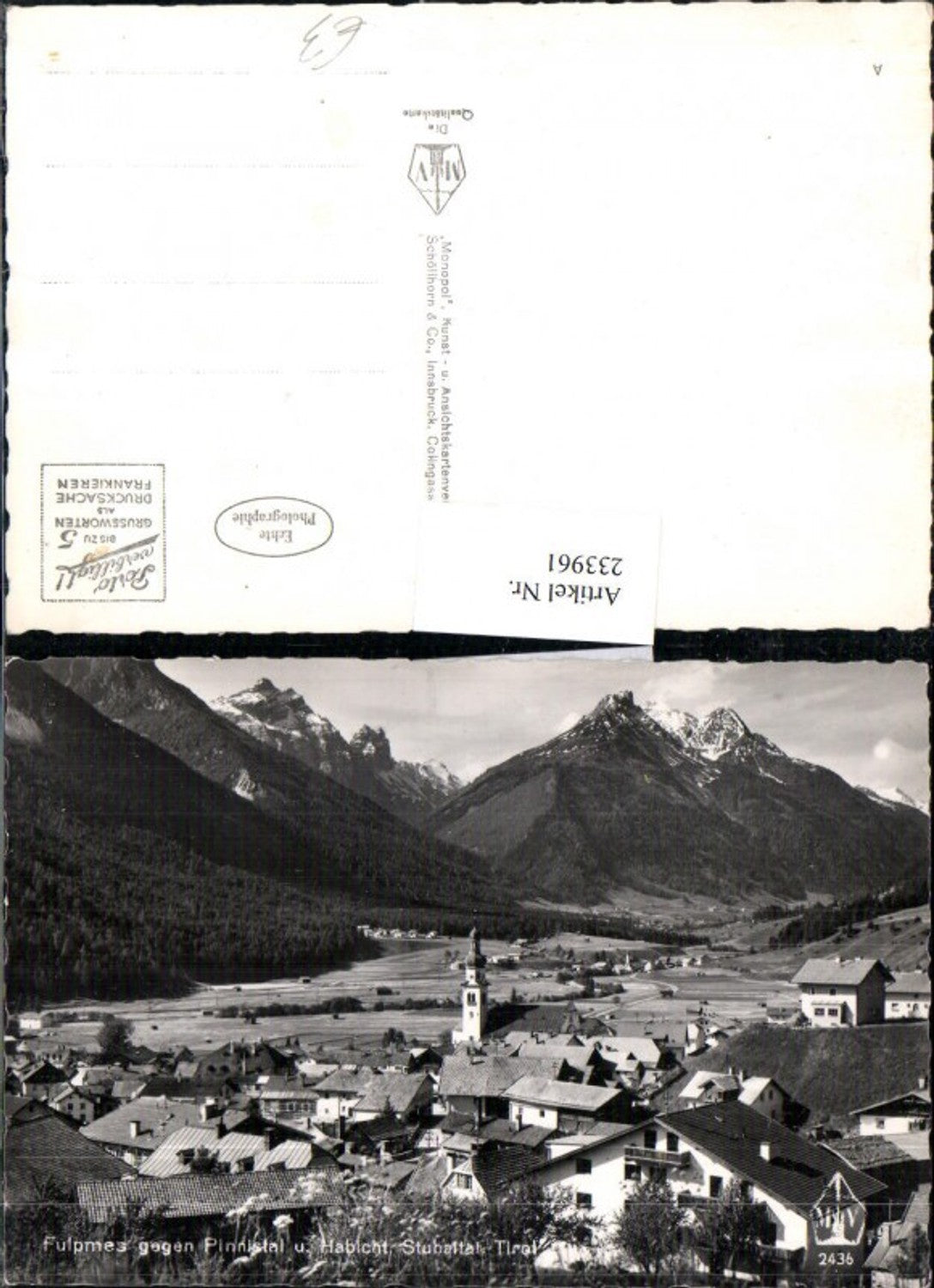 Alte Ansichtskarte – Old Postcard