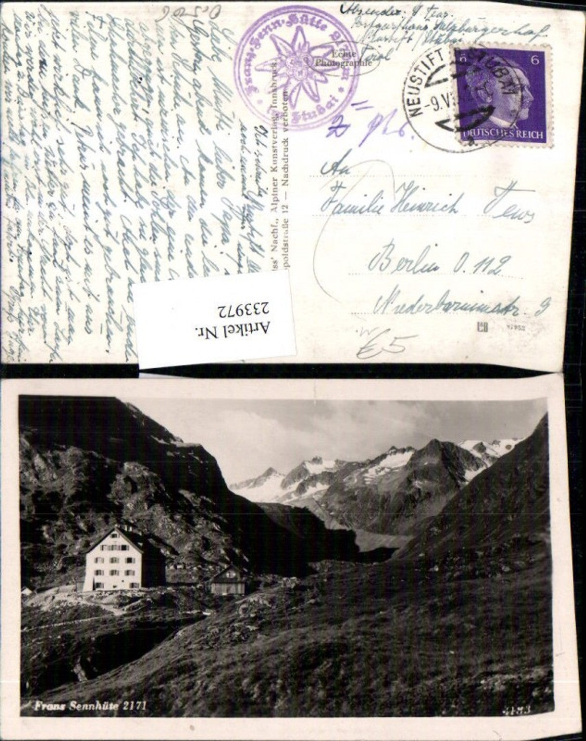 Alte Ansichtskarte – Old Postcard