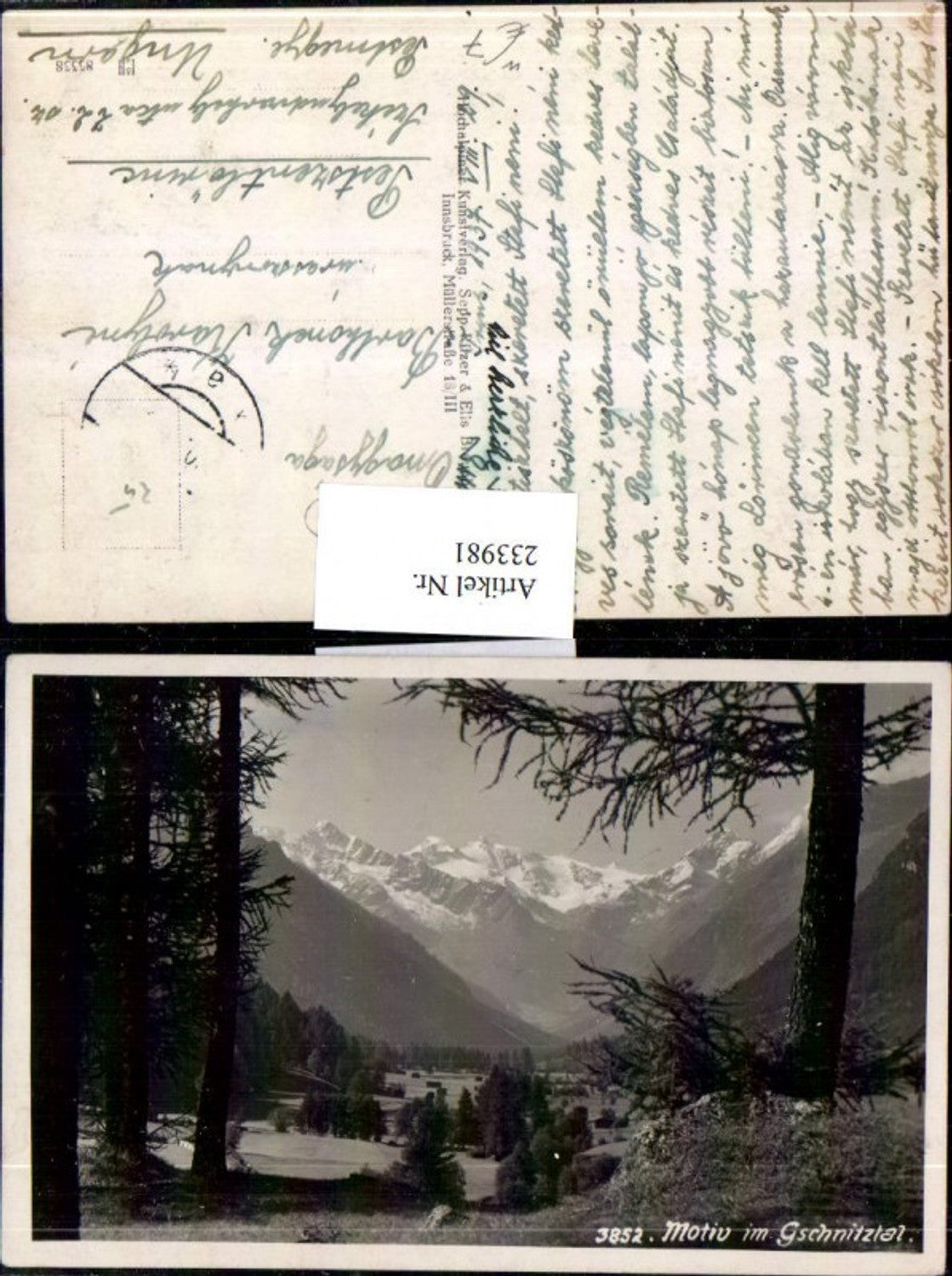 Alte Ansichtskarte – Old Postcard