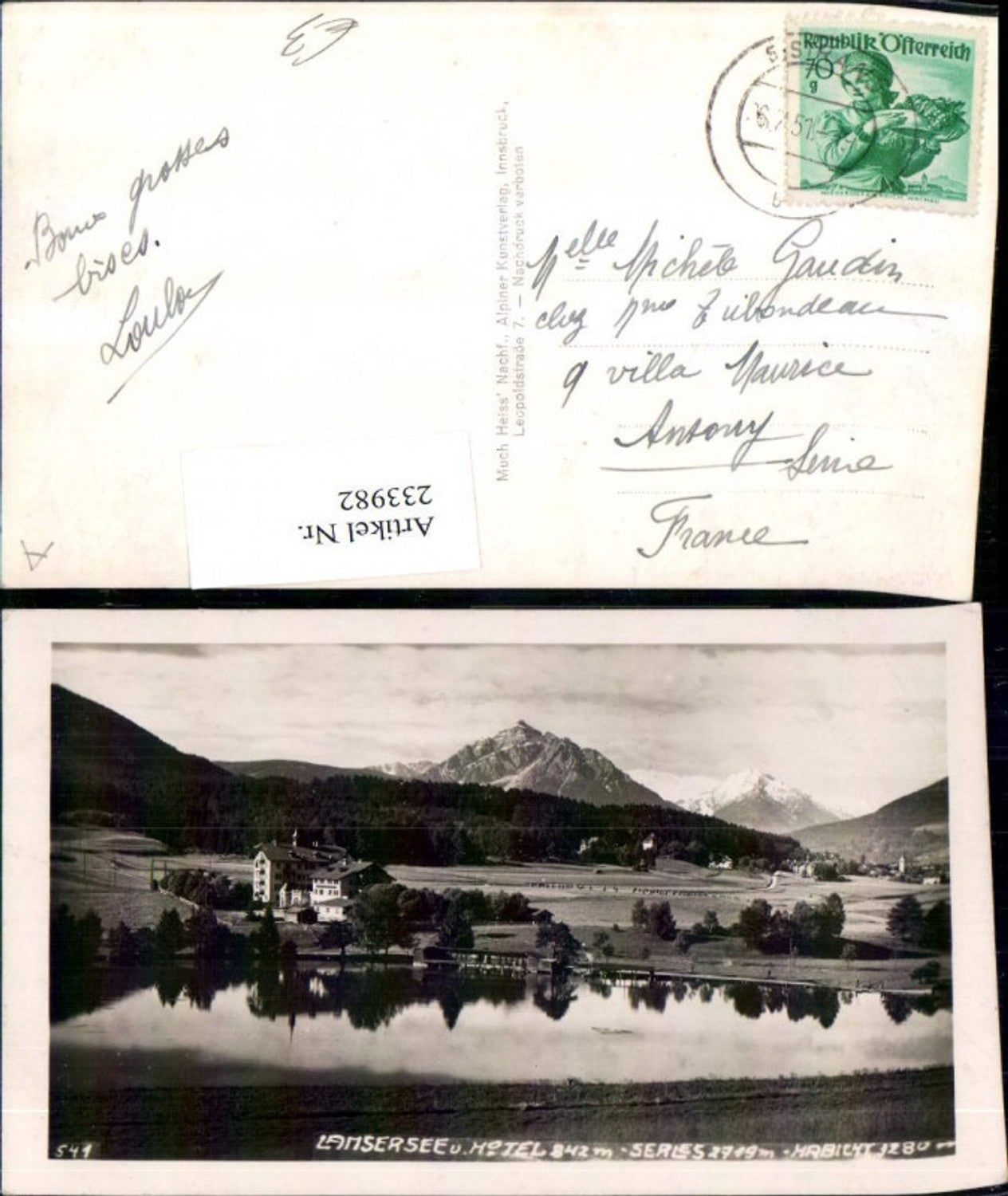Alte Ansichtskarte – Old Postcard