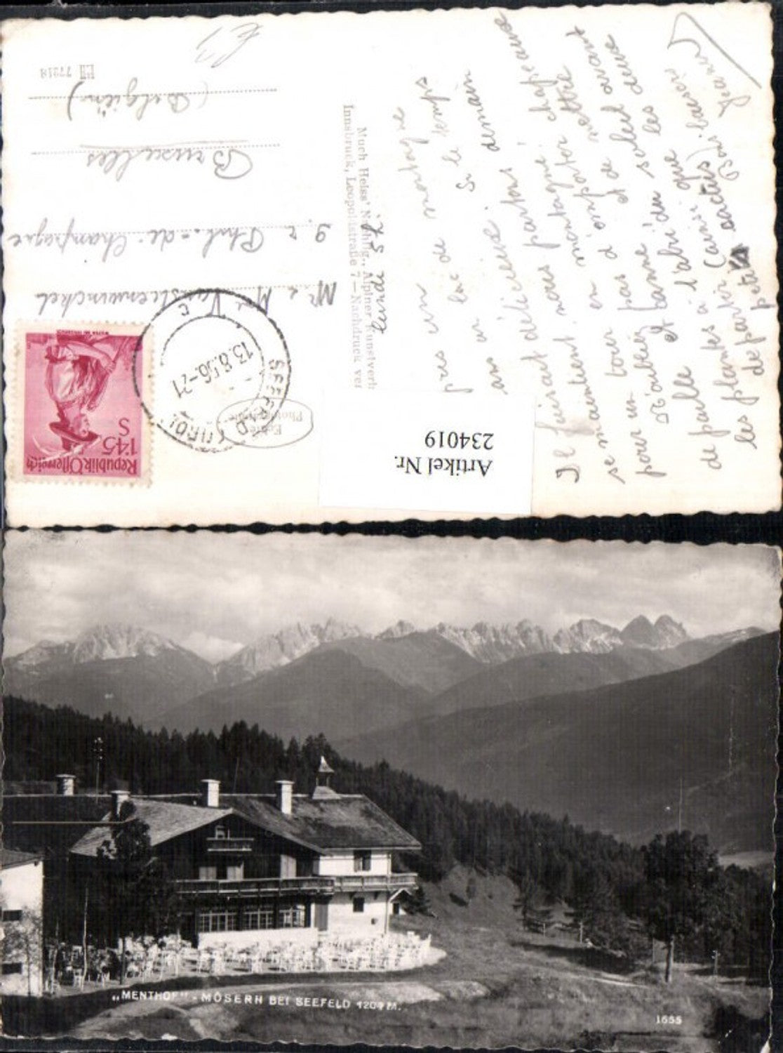 Alte Ansichtskarte – Old Postcard