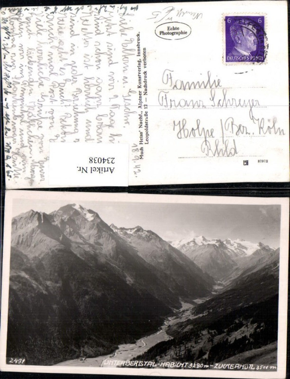 Alte Ansichtskarte – Old Postcard