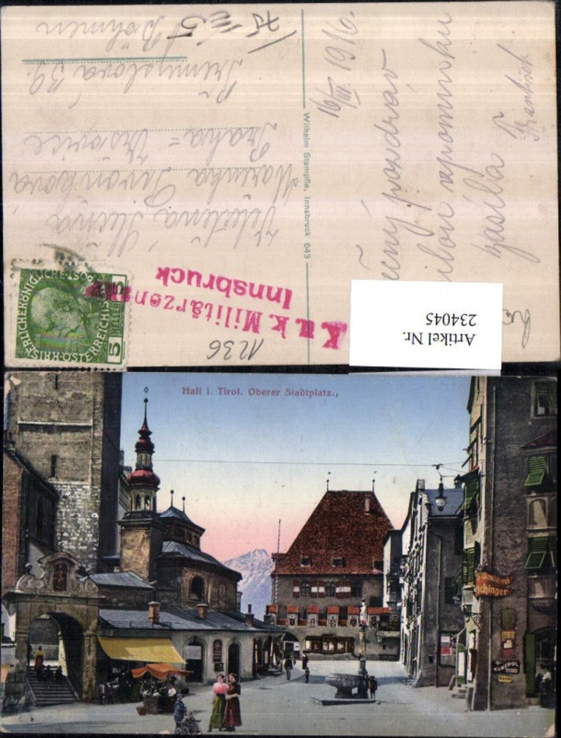 Alte Ansichtskarte – Old Postcard