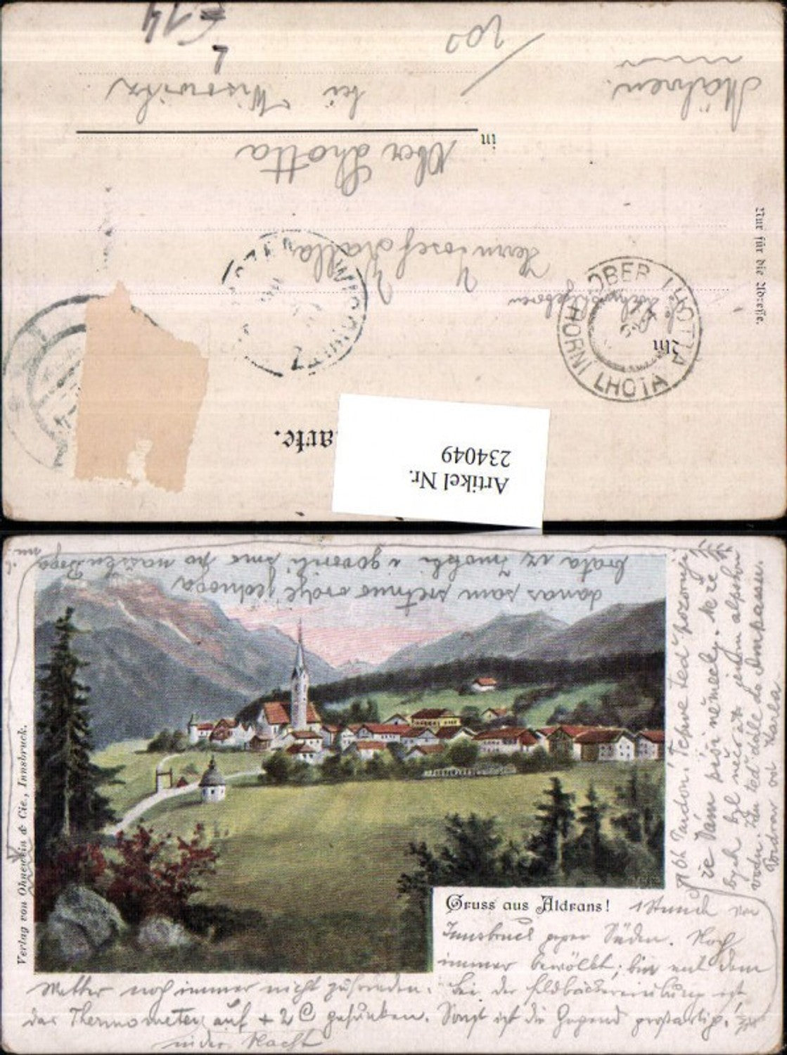 Alte Ansichtskarte – Old Postcard