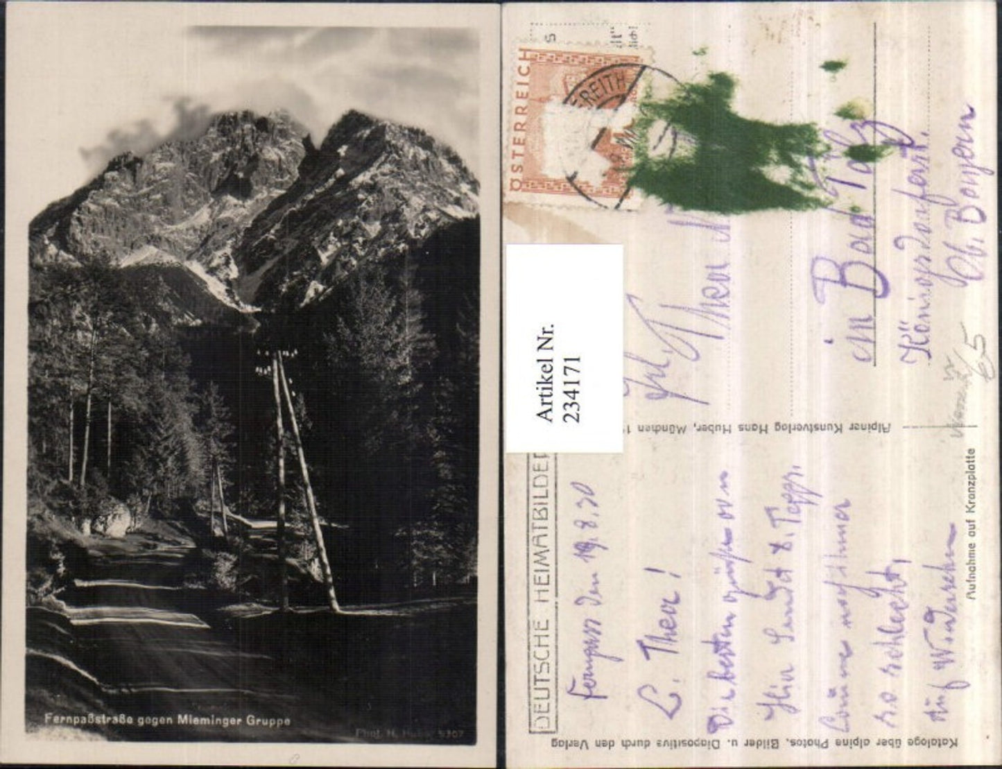 Alte Ansichtskarte – Old Postcard